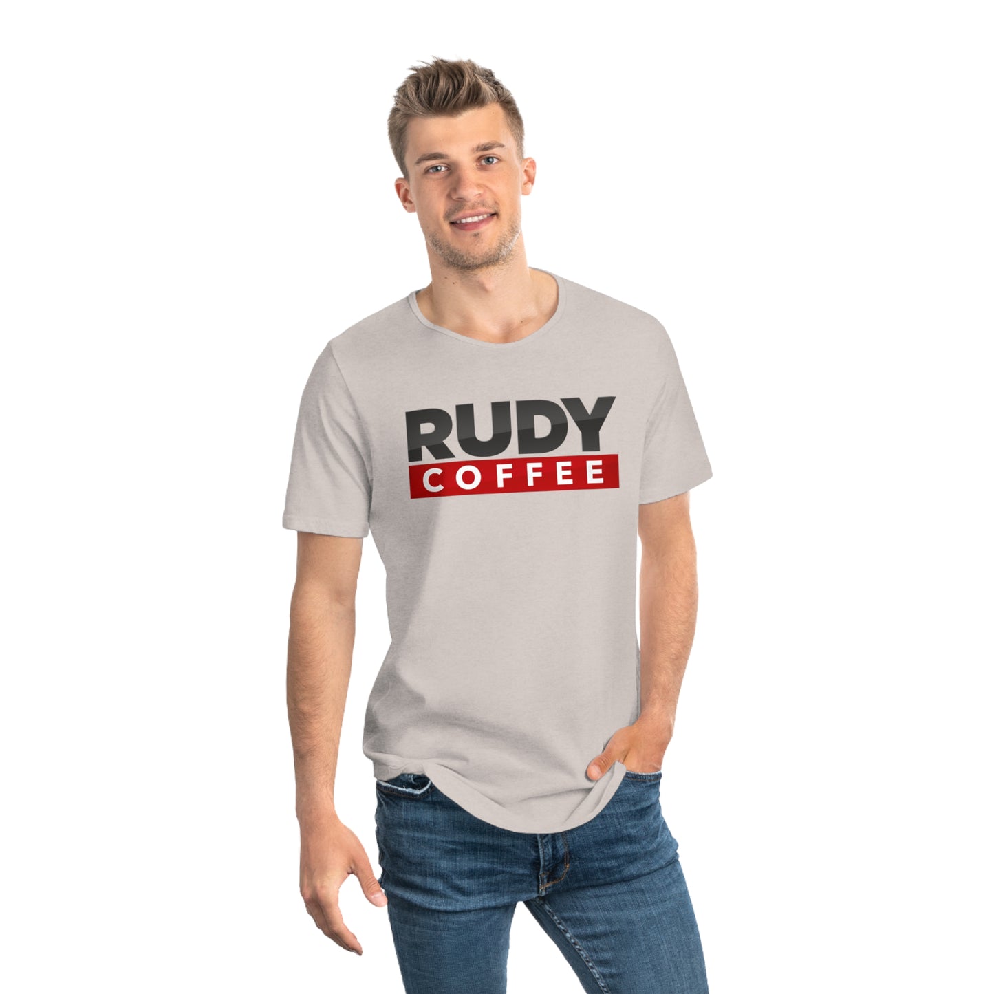 Rudy Coffee - America's Mayor - Curved hem T-shirt