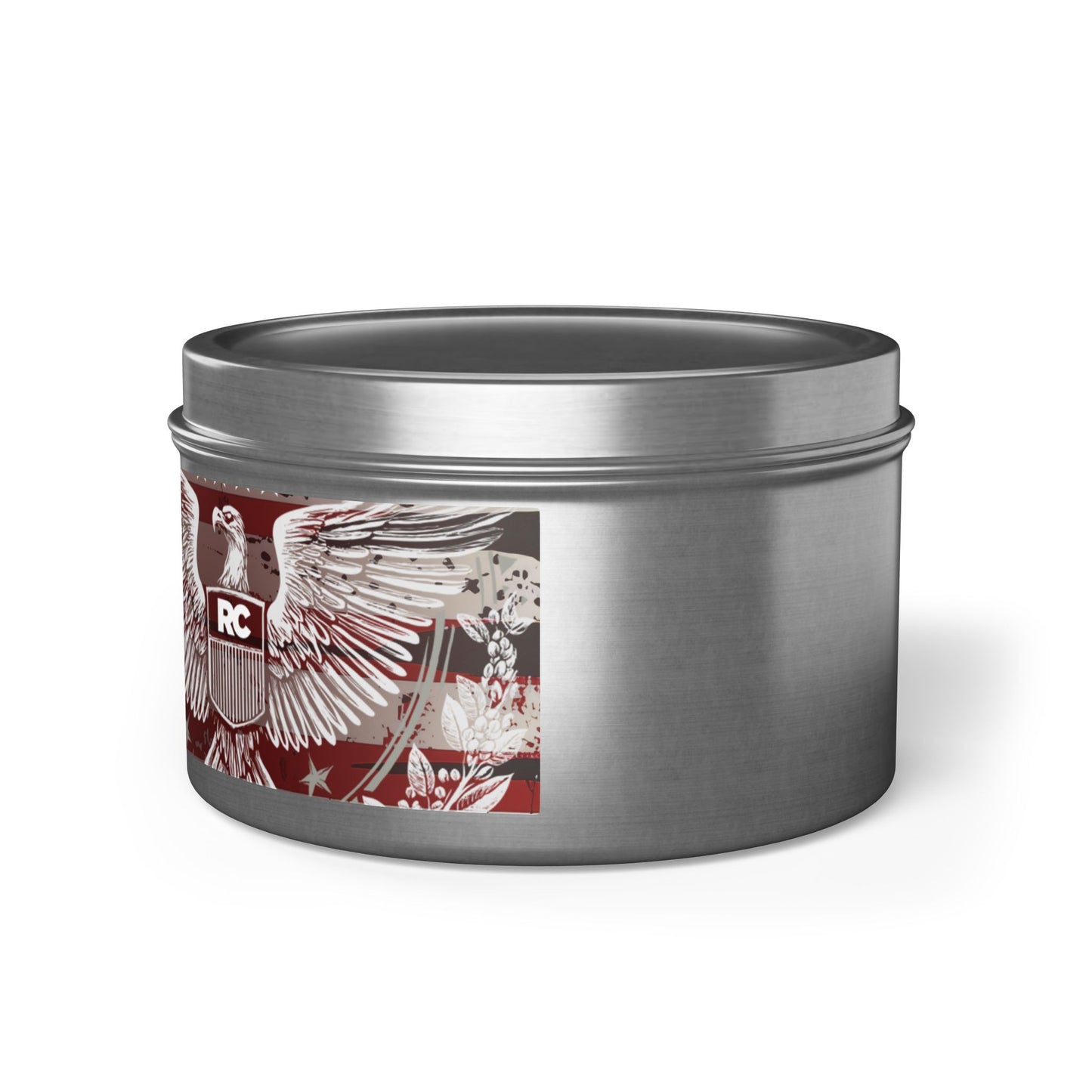 Rudy Coffee - Eagle Seal - coffee scented - Tin Candles