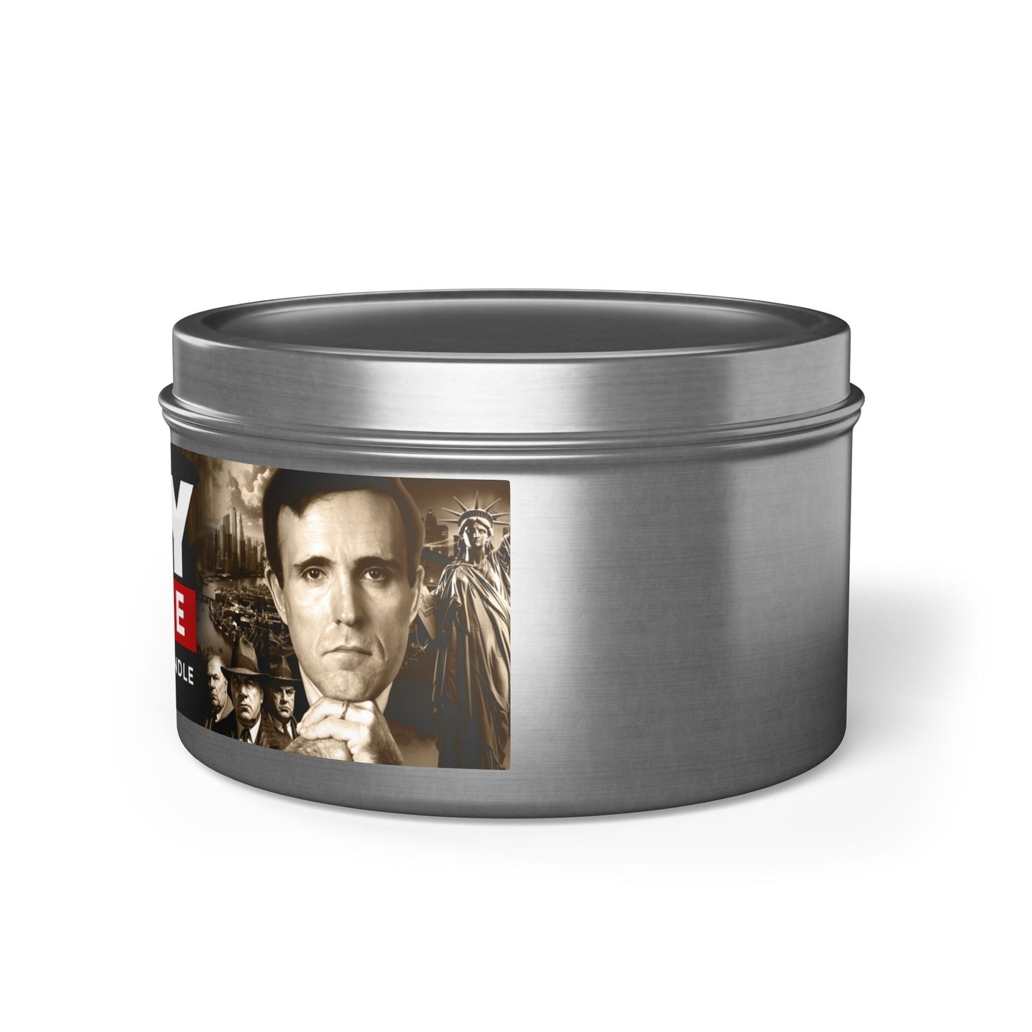 Rudy Coffee - JUSTICE - coffee scented - Tin Candles