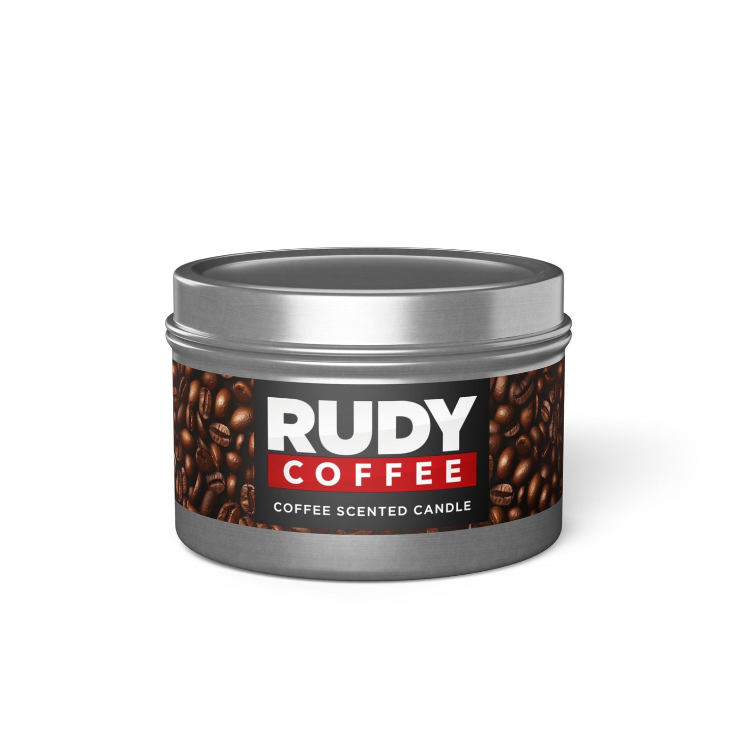 Rudy Coffee - coffee scented - Tin Candles