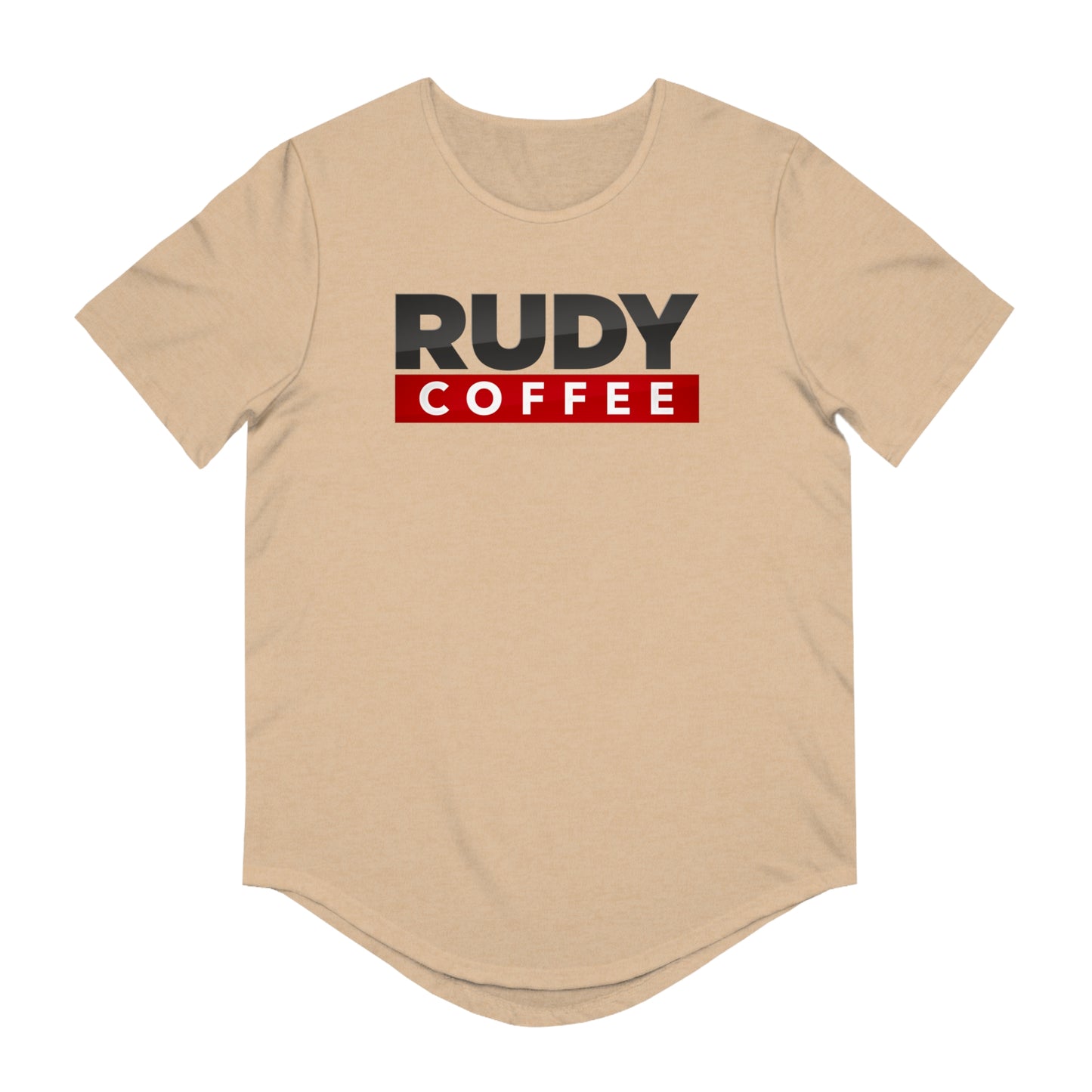Rudy Coffee - America's Mayor - Curved hem T-shirt