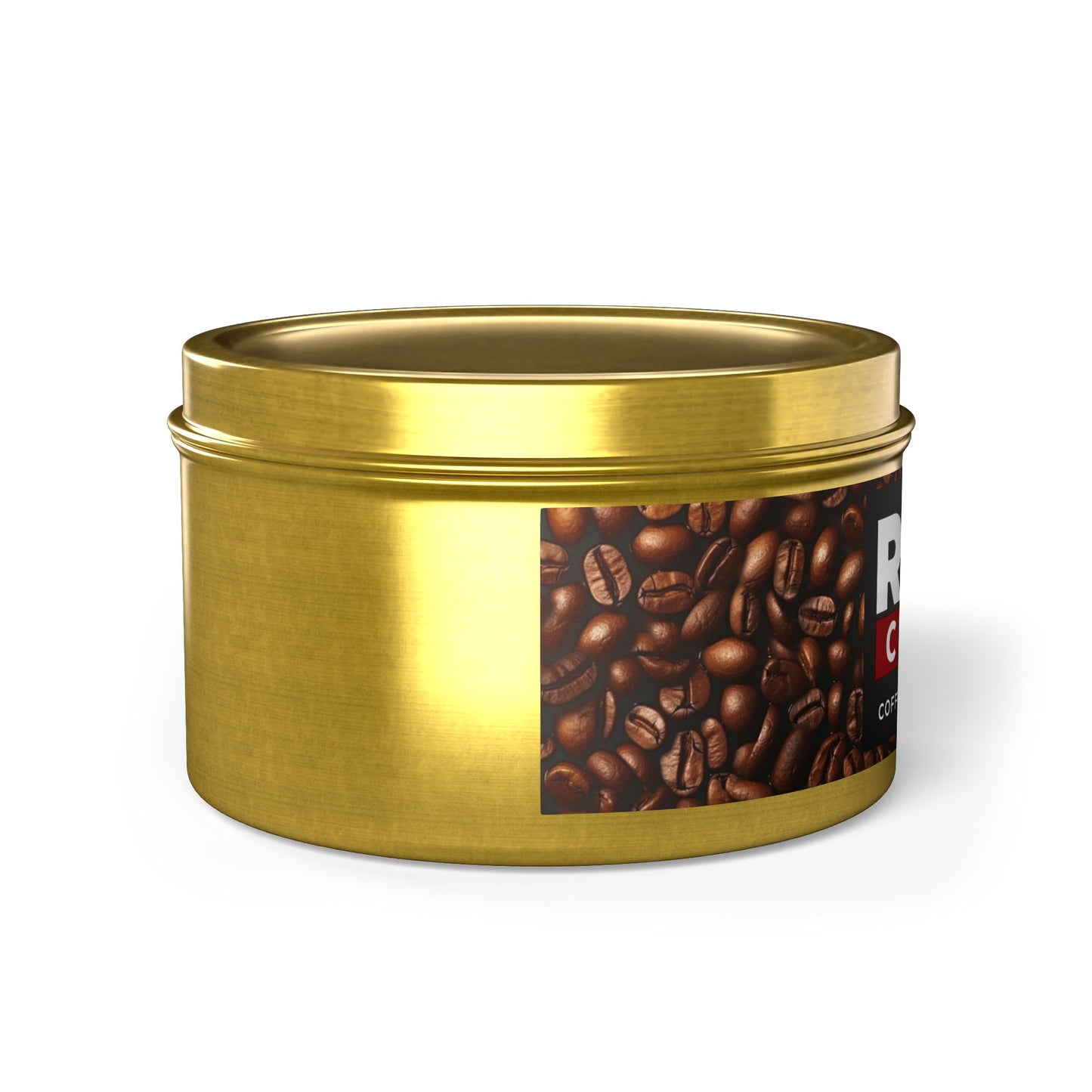 Rudy Coffee - coffee scented - Tin Candles