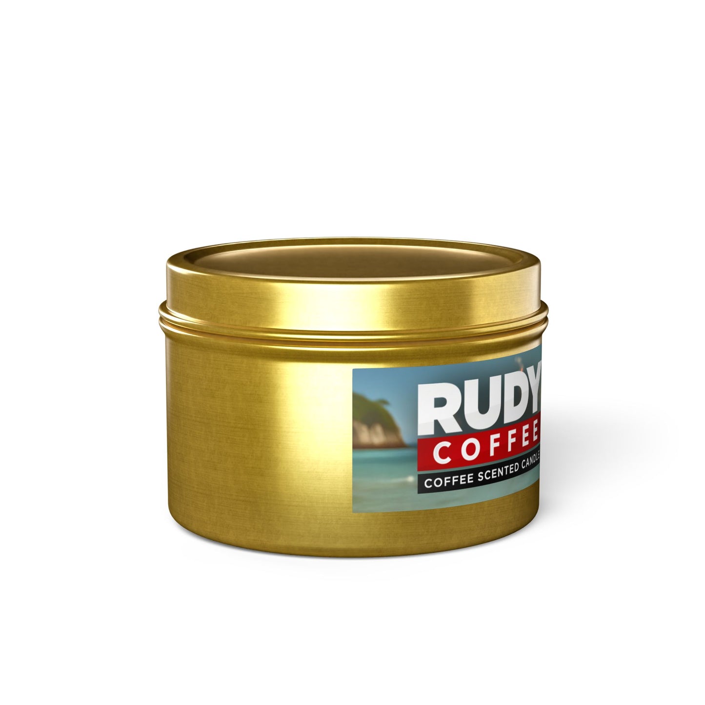 Rudy Coffee - CHILLING - coffee scented - Tin Candles
