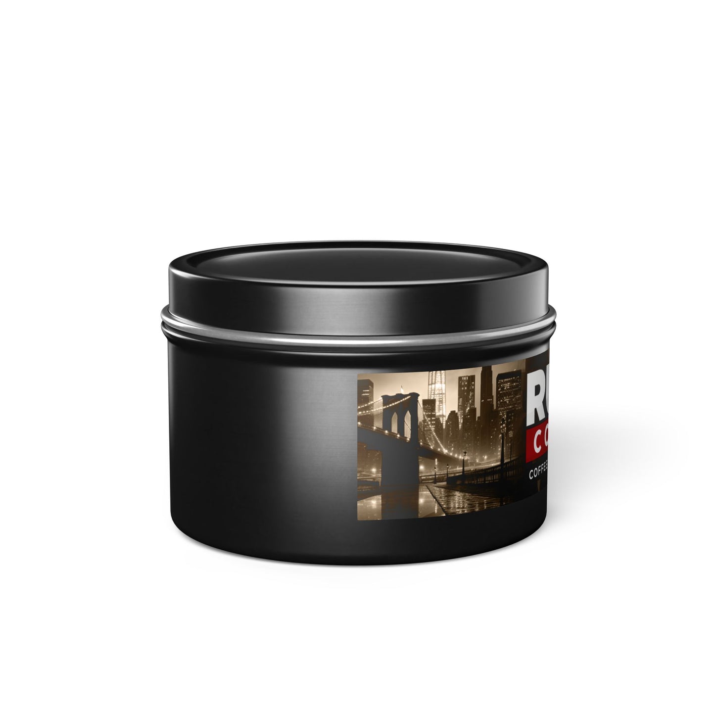 Rudy Coffee - JUSTICE - coffee scented - Tin Candles