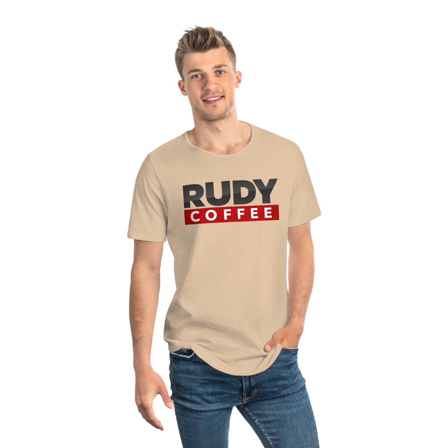 Rudy Coffee - America's Mayor - Curved hem T-shirt