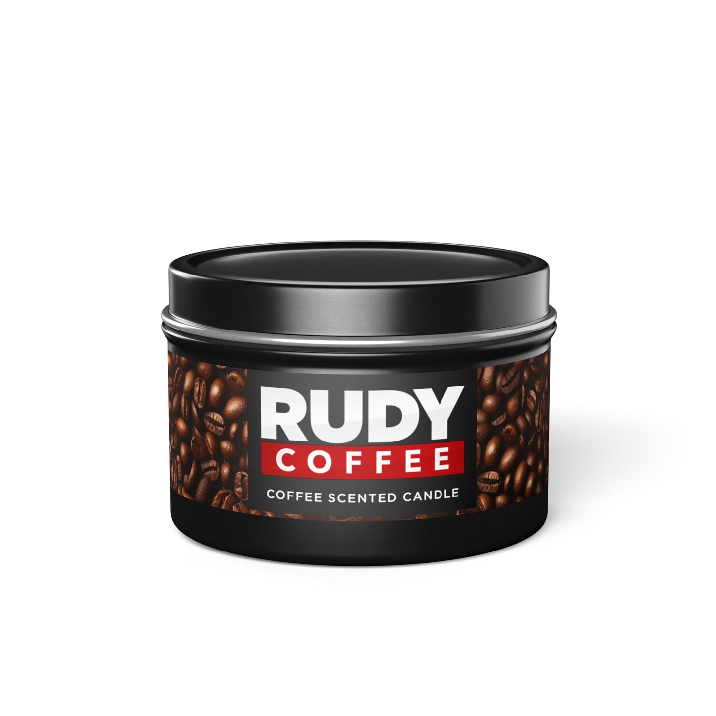 Rudy Coffee - coffee scented - Tin Candles
