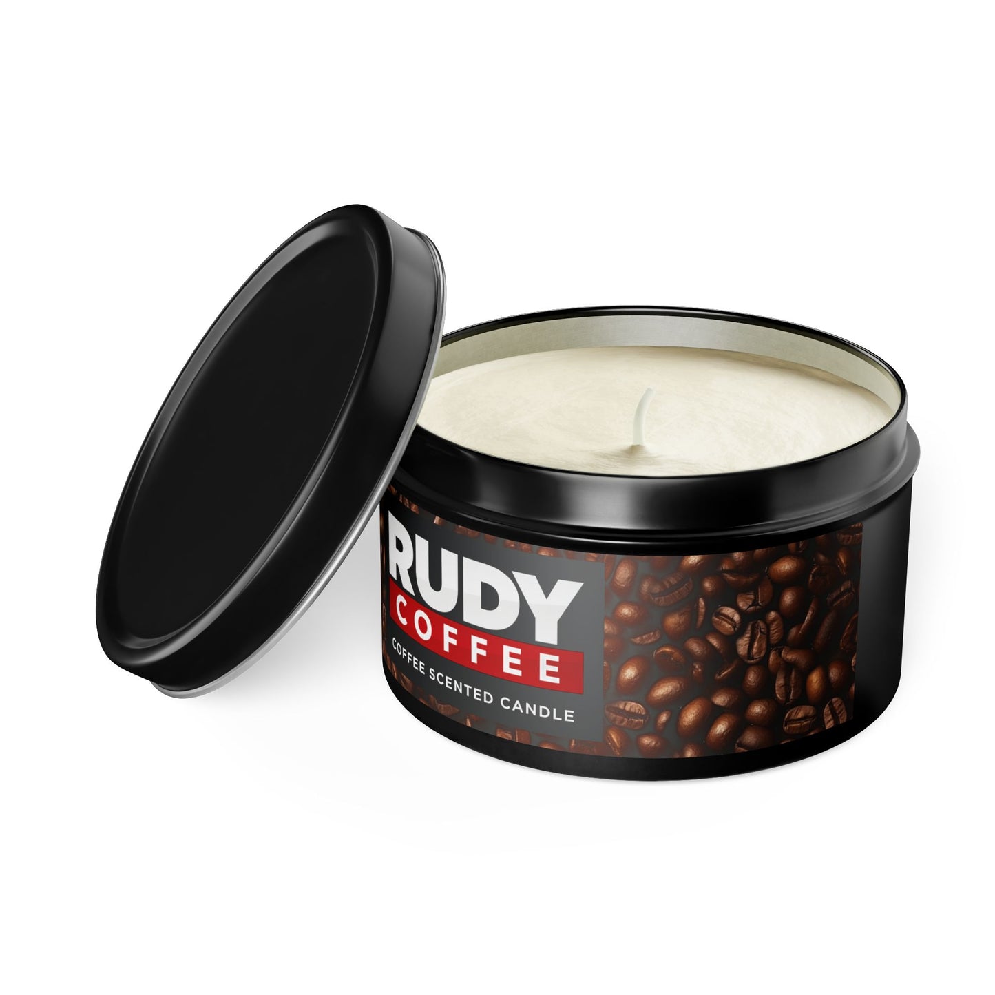 Rudy Coffee - coffee scented - Tin Candles