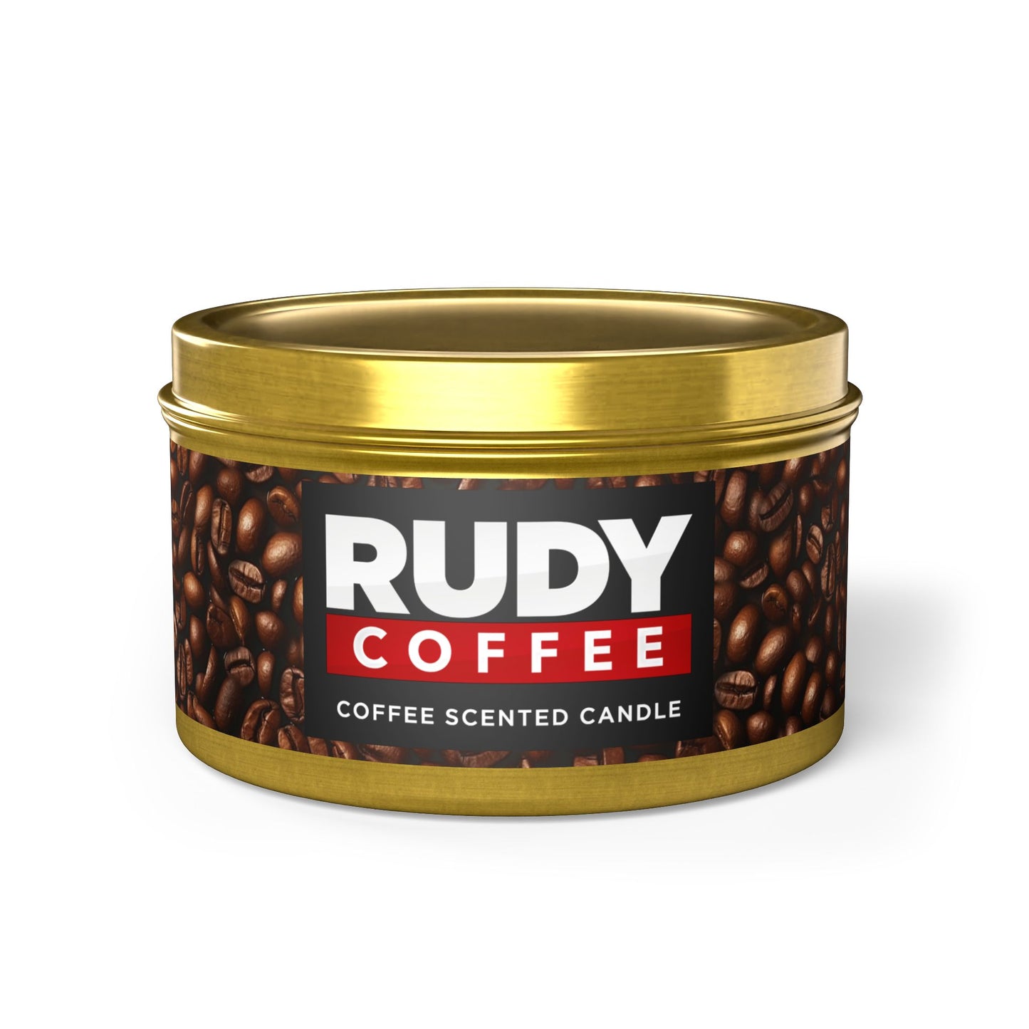 Rudy Coffee - coffee scented - Tin Candles