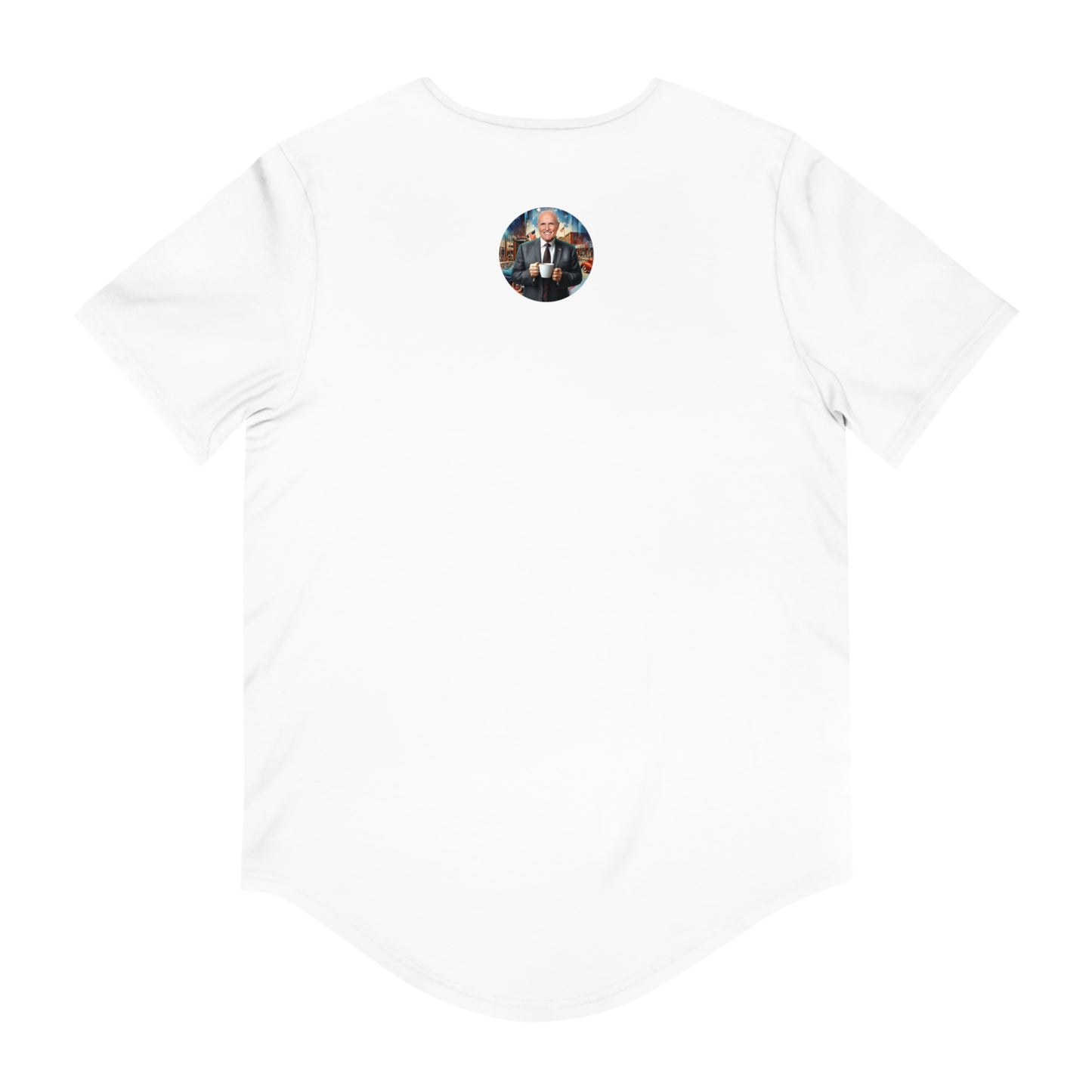 Rudy Coffee - America's Mayor - Curved hem T-shirt