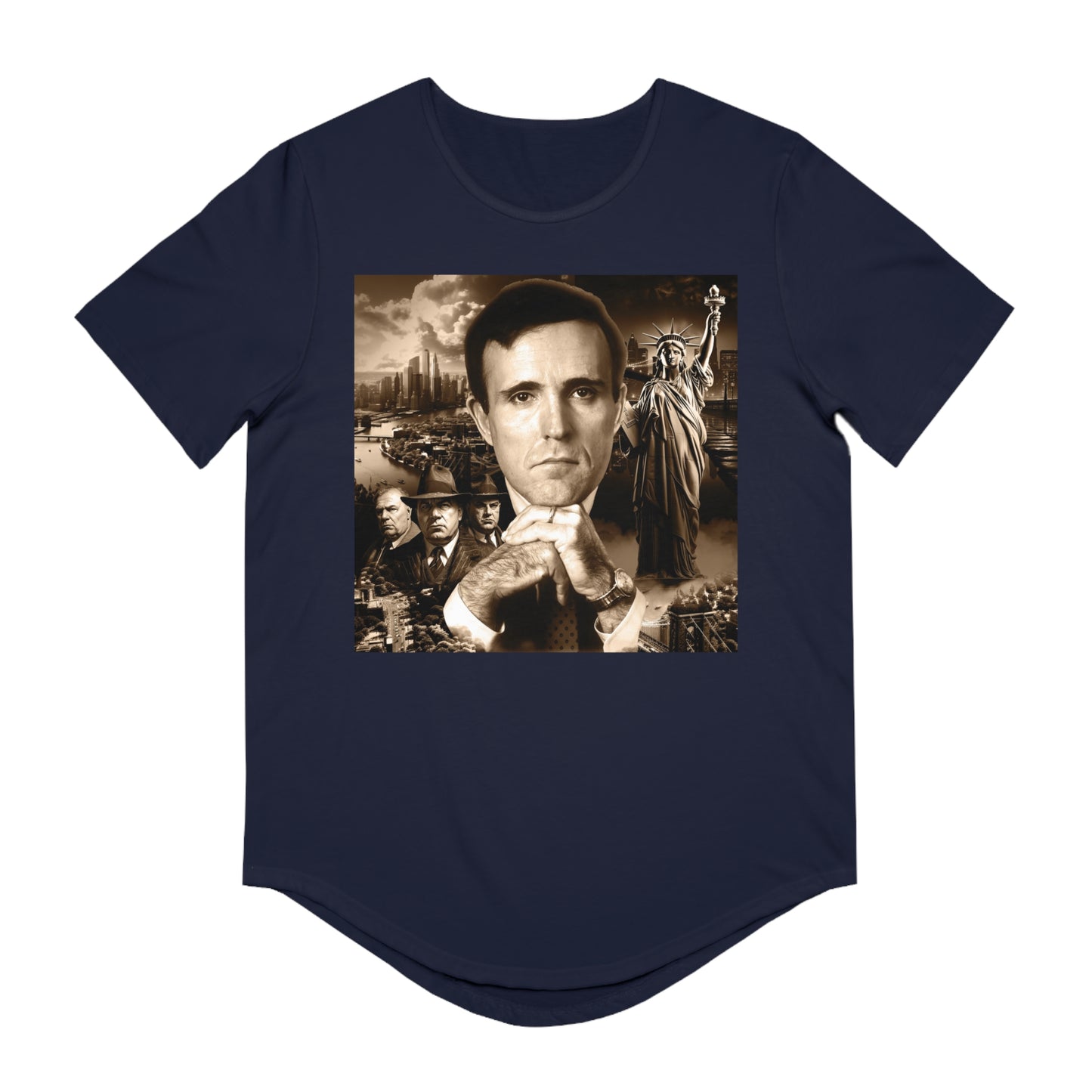 Rudy Coffee - JUSTICE - Curved hem T-shirt