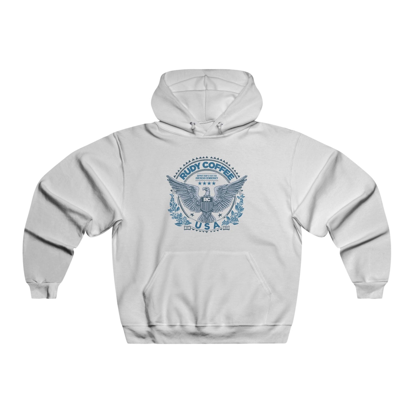 Rudy Coffee - Eagle seal - NUBLEND® Hooded Sweatshirt