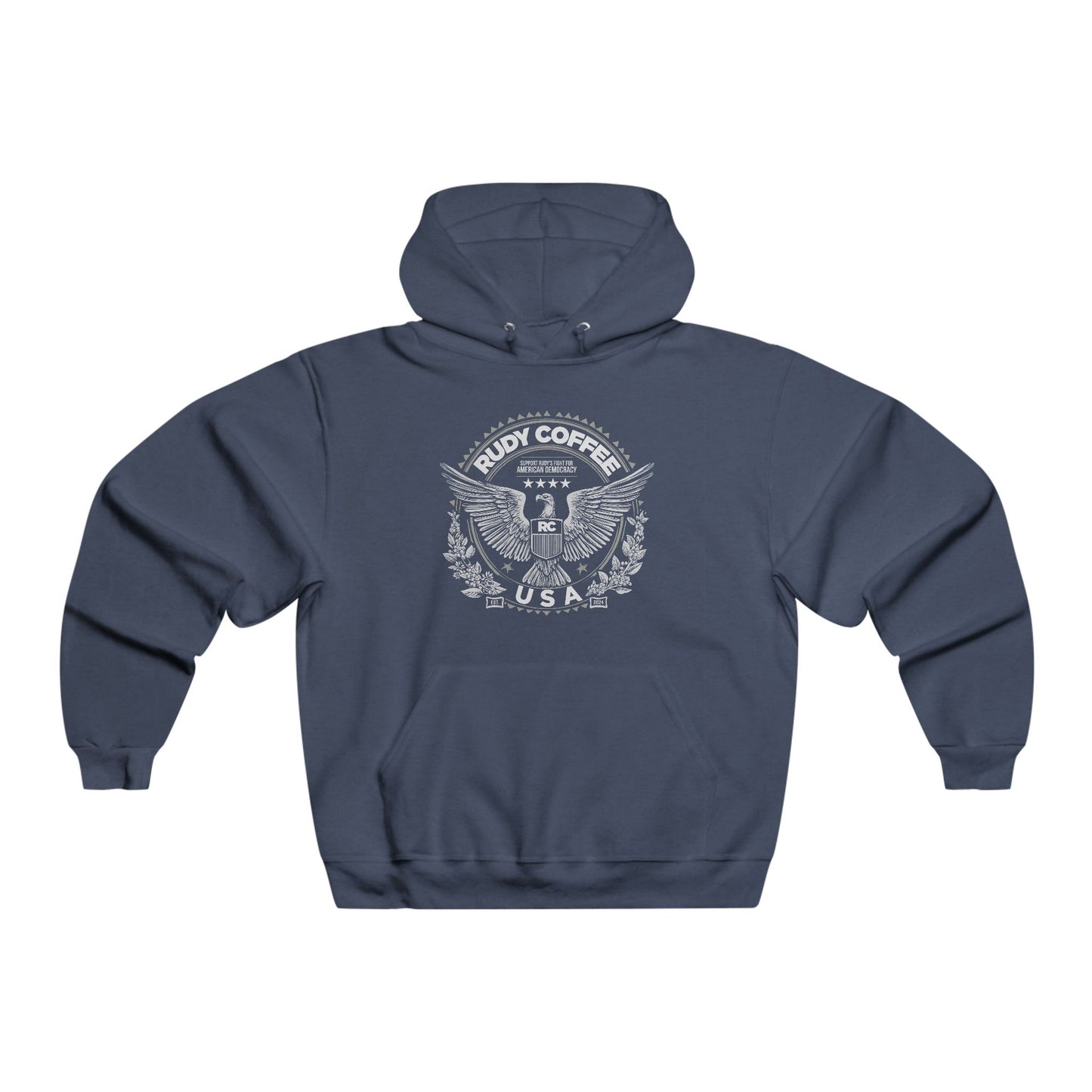 Rudy Coffee - Eagle seal - NUBLEND® Hooded Sweatshirt