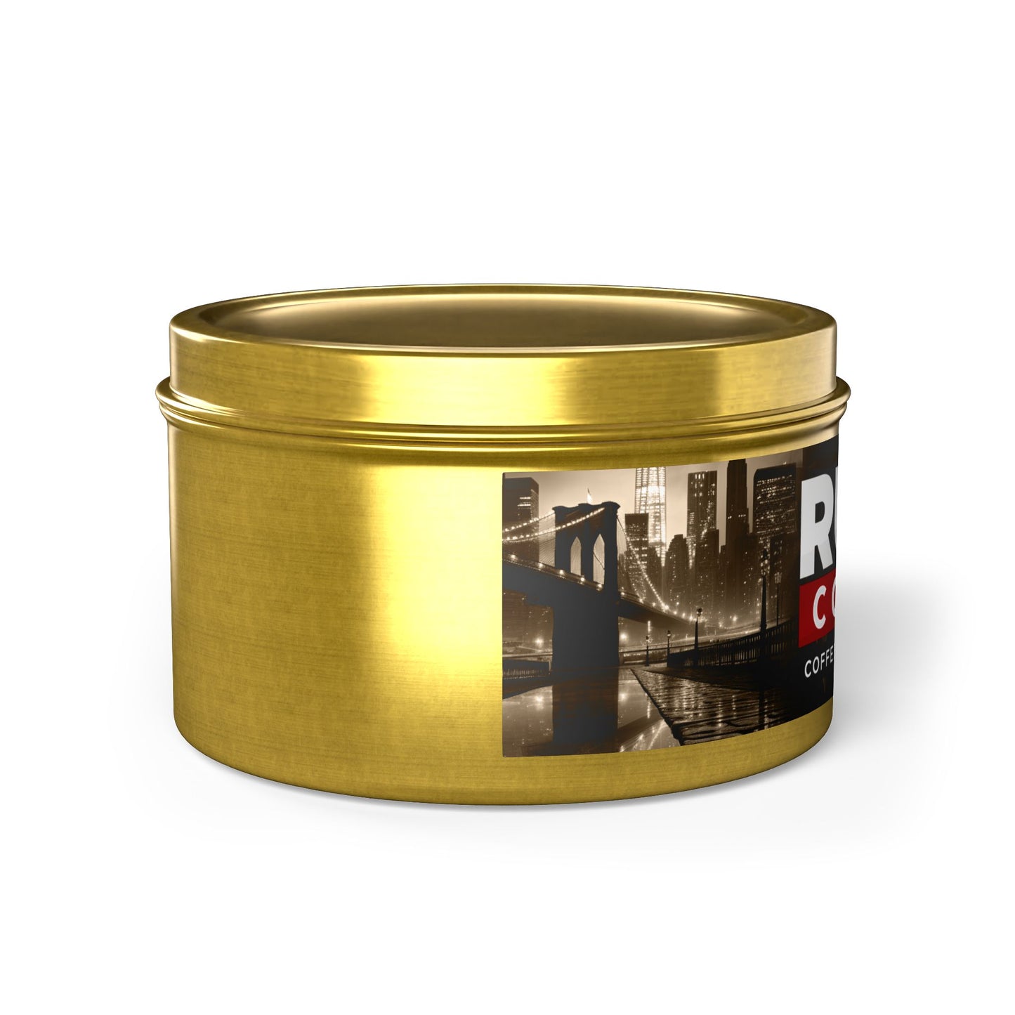 Rudy Coffee - JUSTICE - coffee scented - Tin Candles