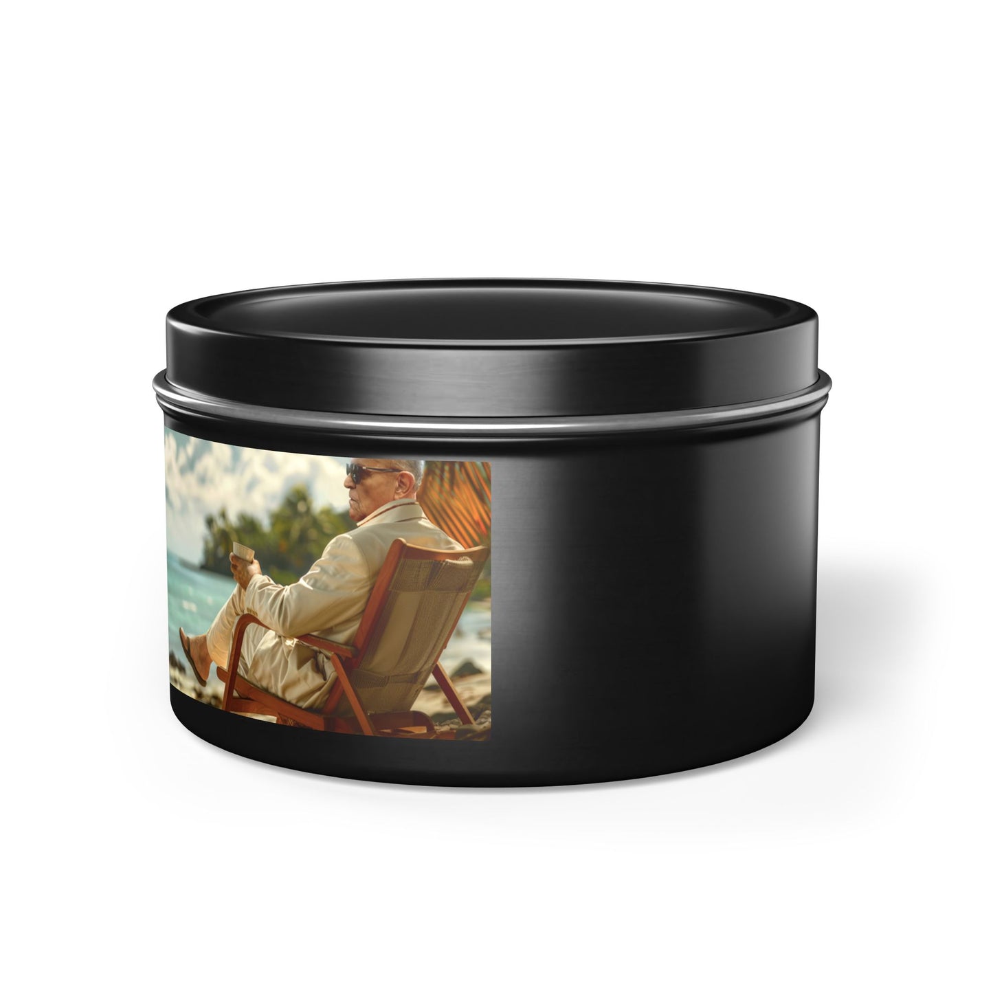 Rudy Coffee - CHILLING - coffee scented - Tin Candles