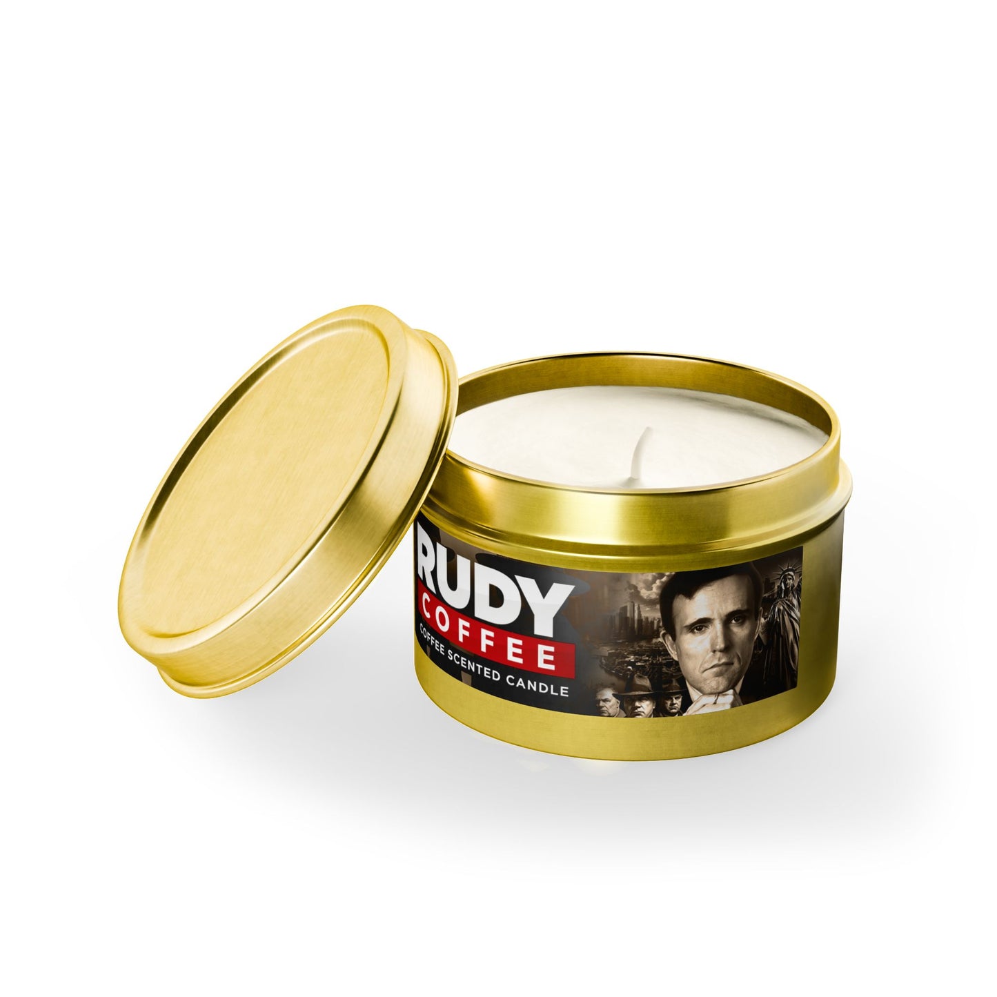 Rudy Coffee - JUSTICE - coffee scented - Tin Candles