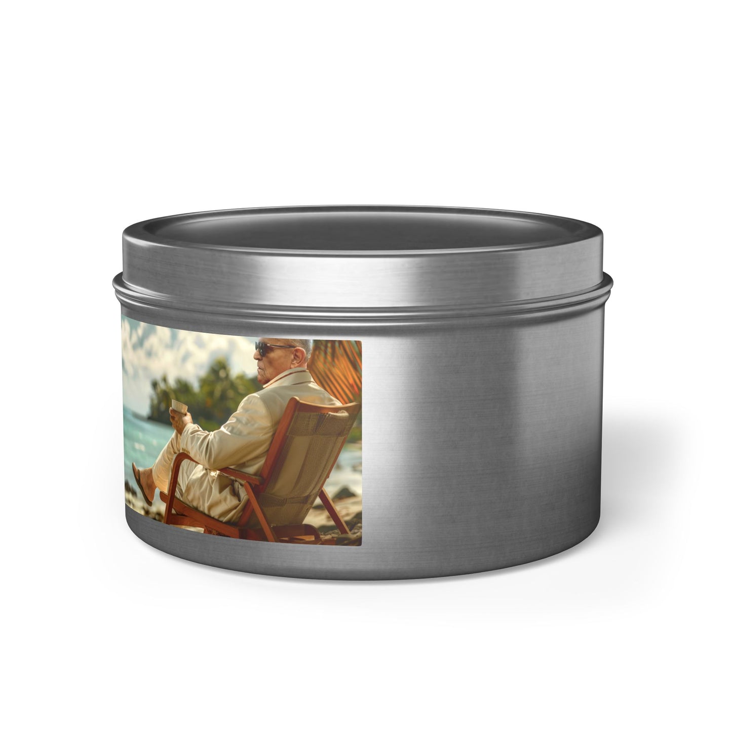 Rudy Coffee - CHILLING - coffee scented - Tin Candles