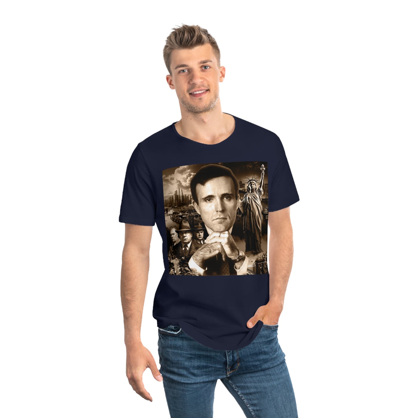 Rudy Coffee - JUSTICE - Curved hem T-shirt