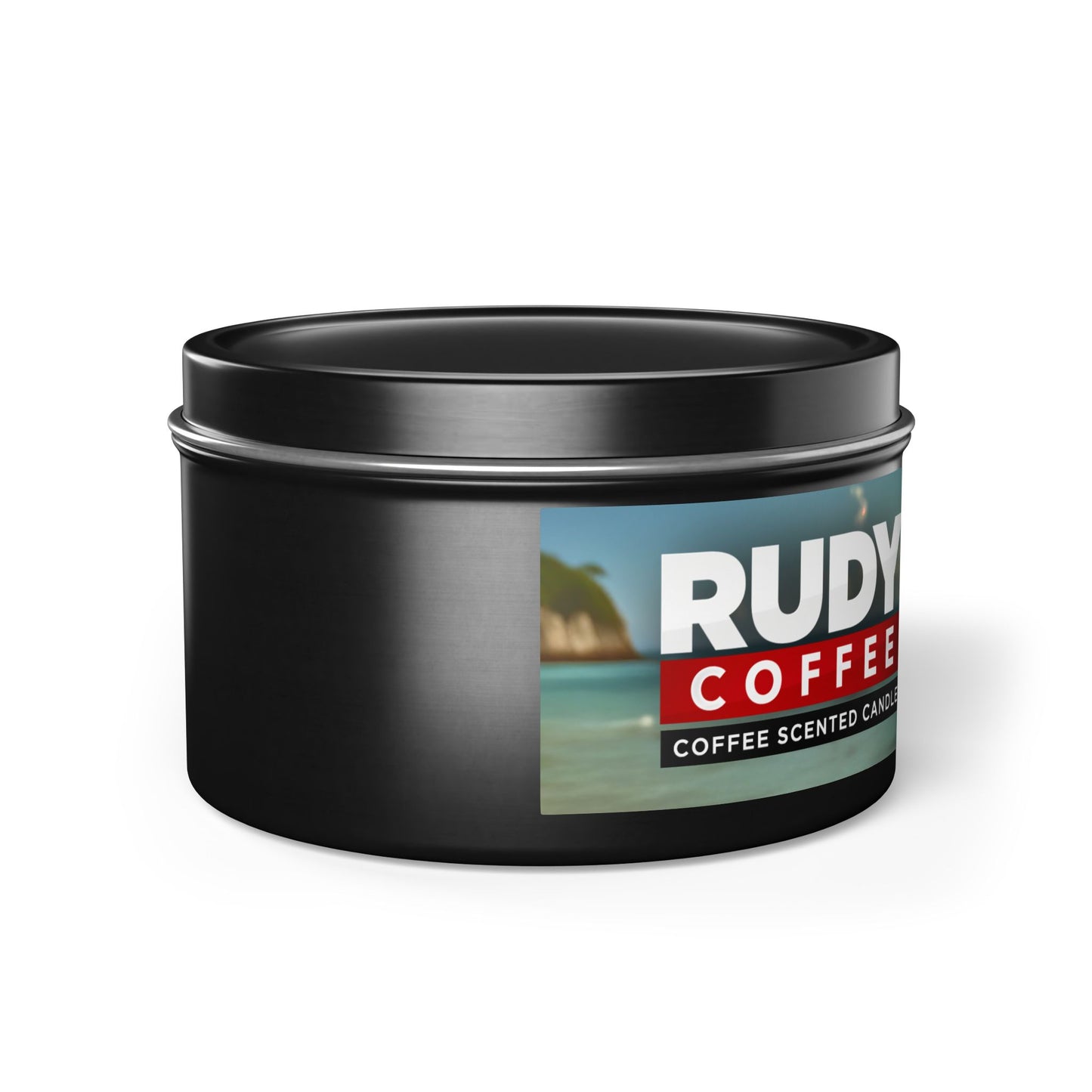 Rudy Coffee - CHILLING - coffee scented - Tin Candles