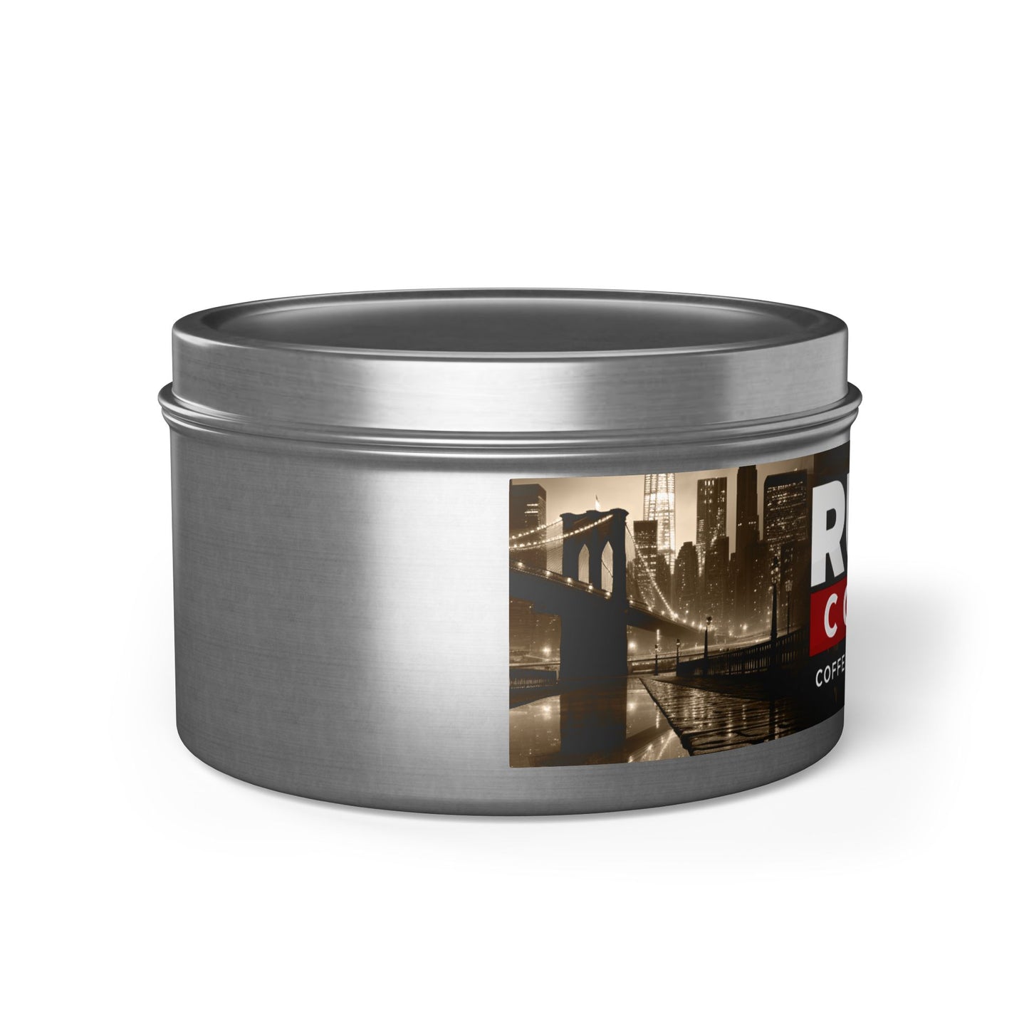 Rudy Coffee - JUSTICE - coffee scented - Tin Candles