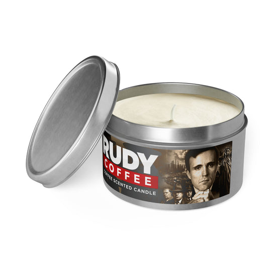 Rudy Coffee - JUSTICE - coffee scented - Tin Candles