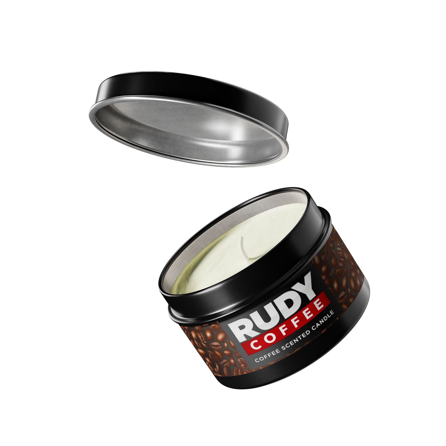 Rudy Coffee - coffee scented - Tin Candles