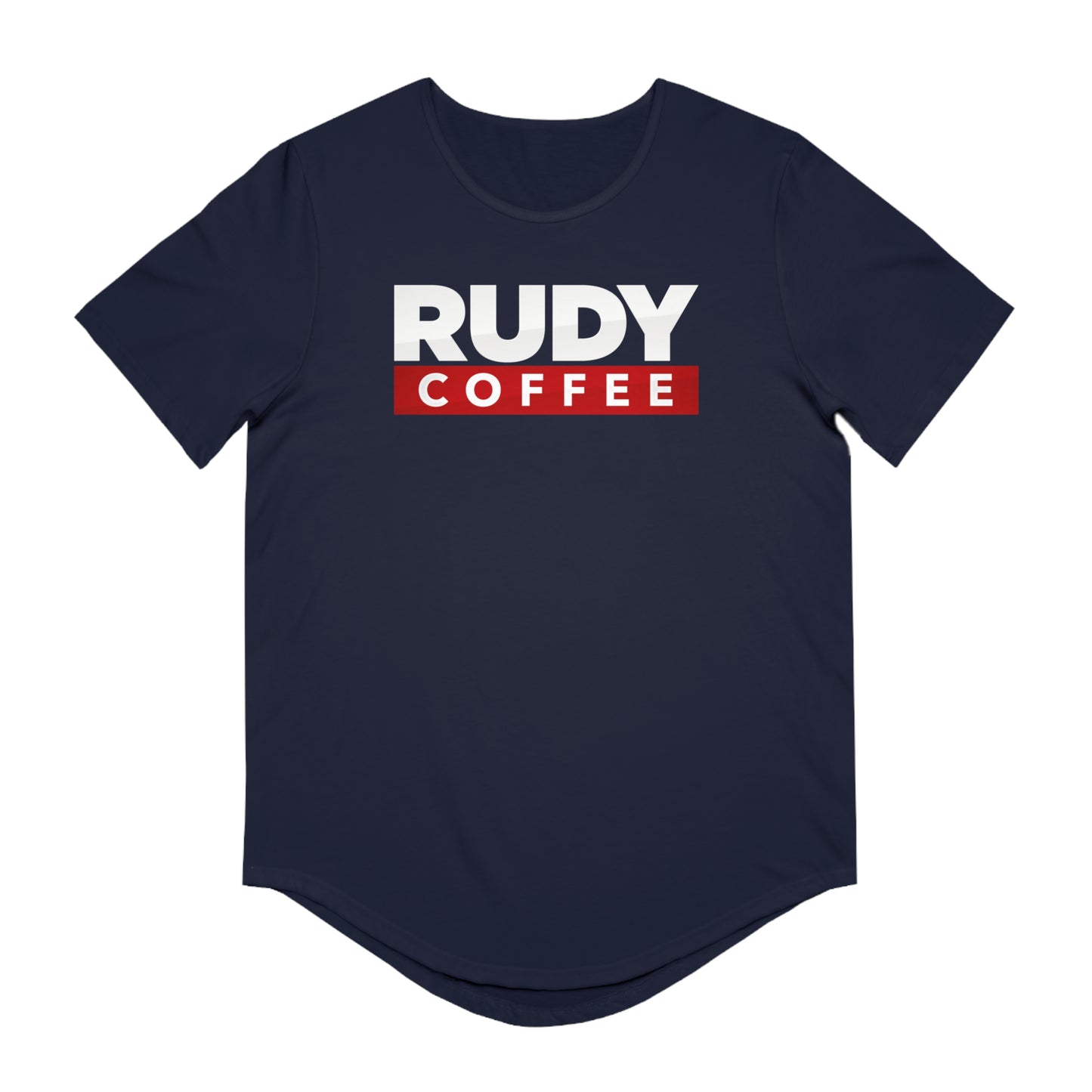 Rudy Coffee - America's Mayor - Curved hem T-shirt