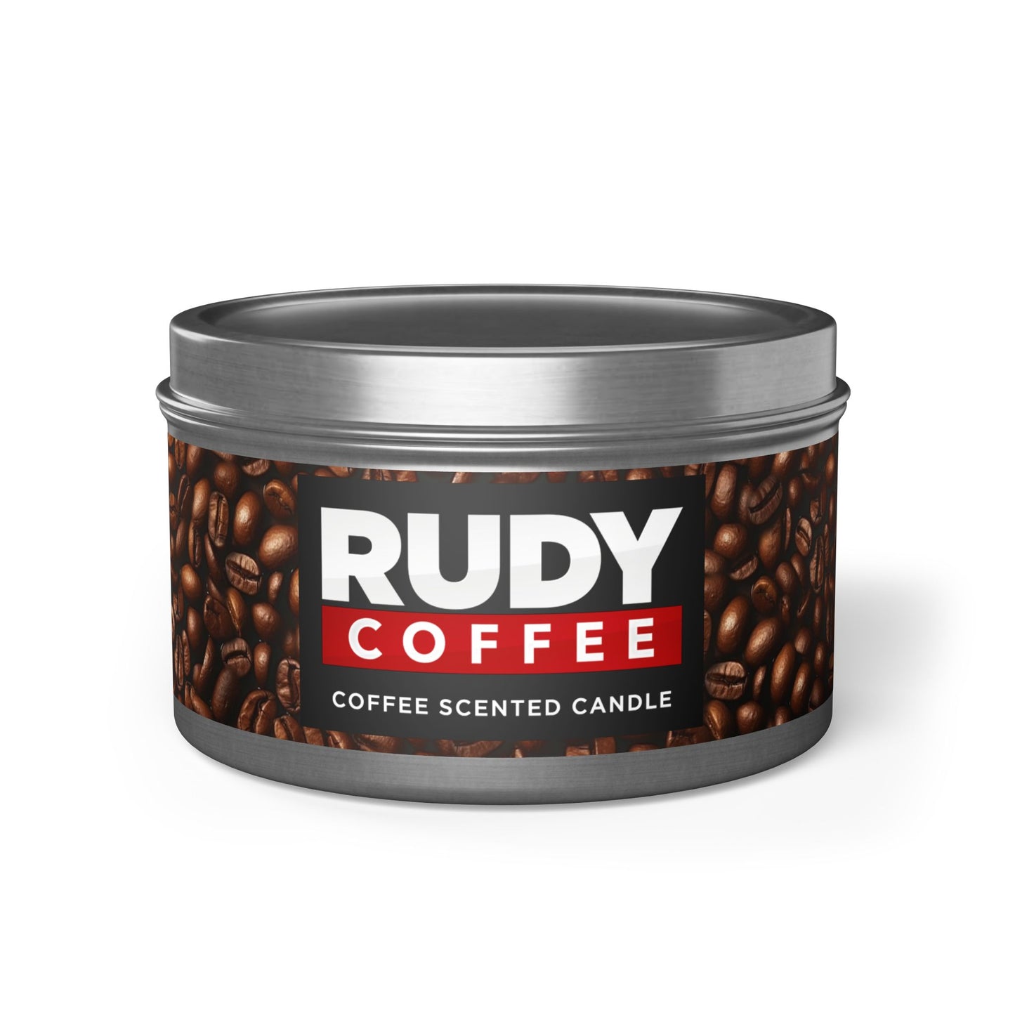 Rudy Coffee - coffee scented - Tin Candles