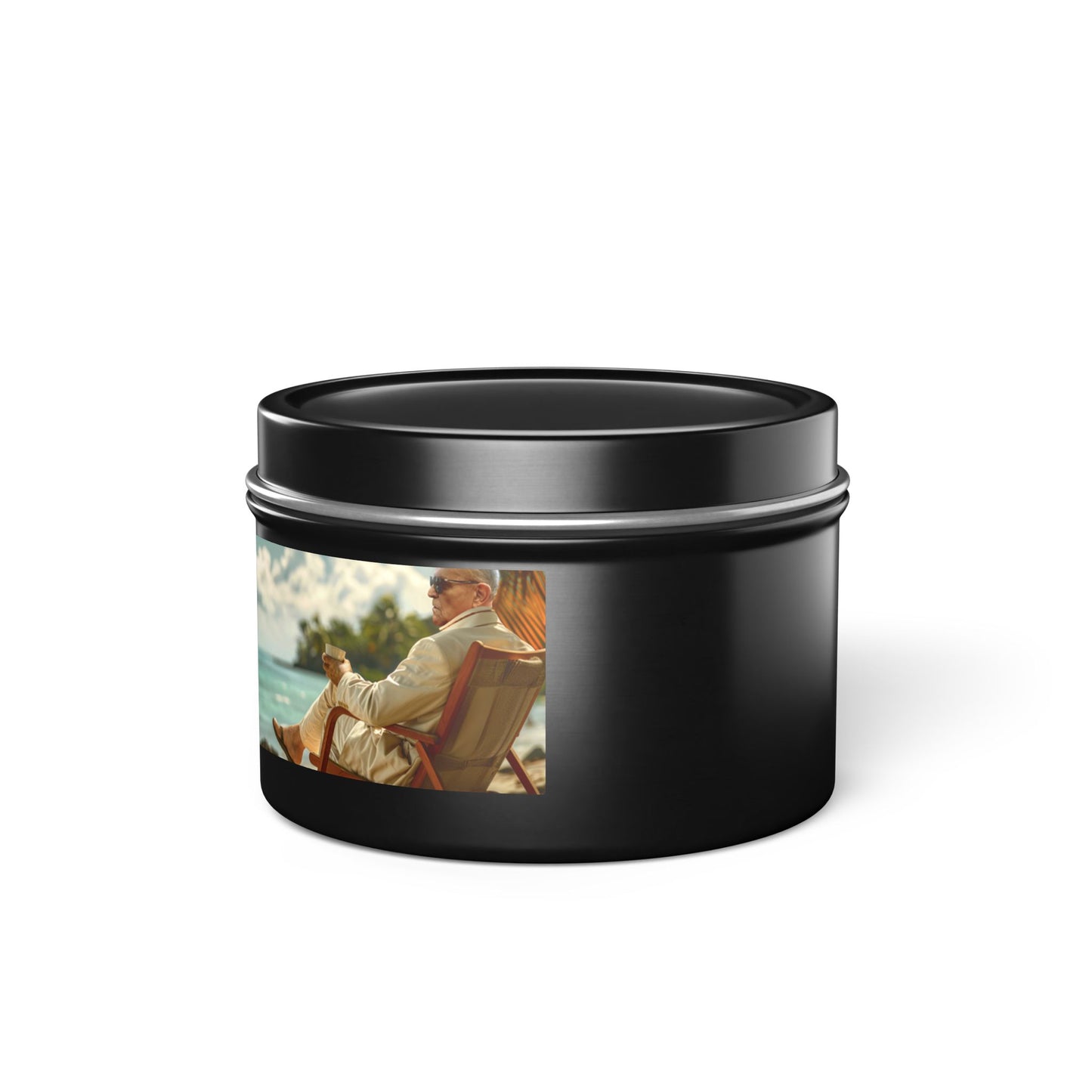 Rudy Coffee - CHILLING - coffee scented - Tin Candles