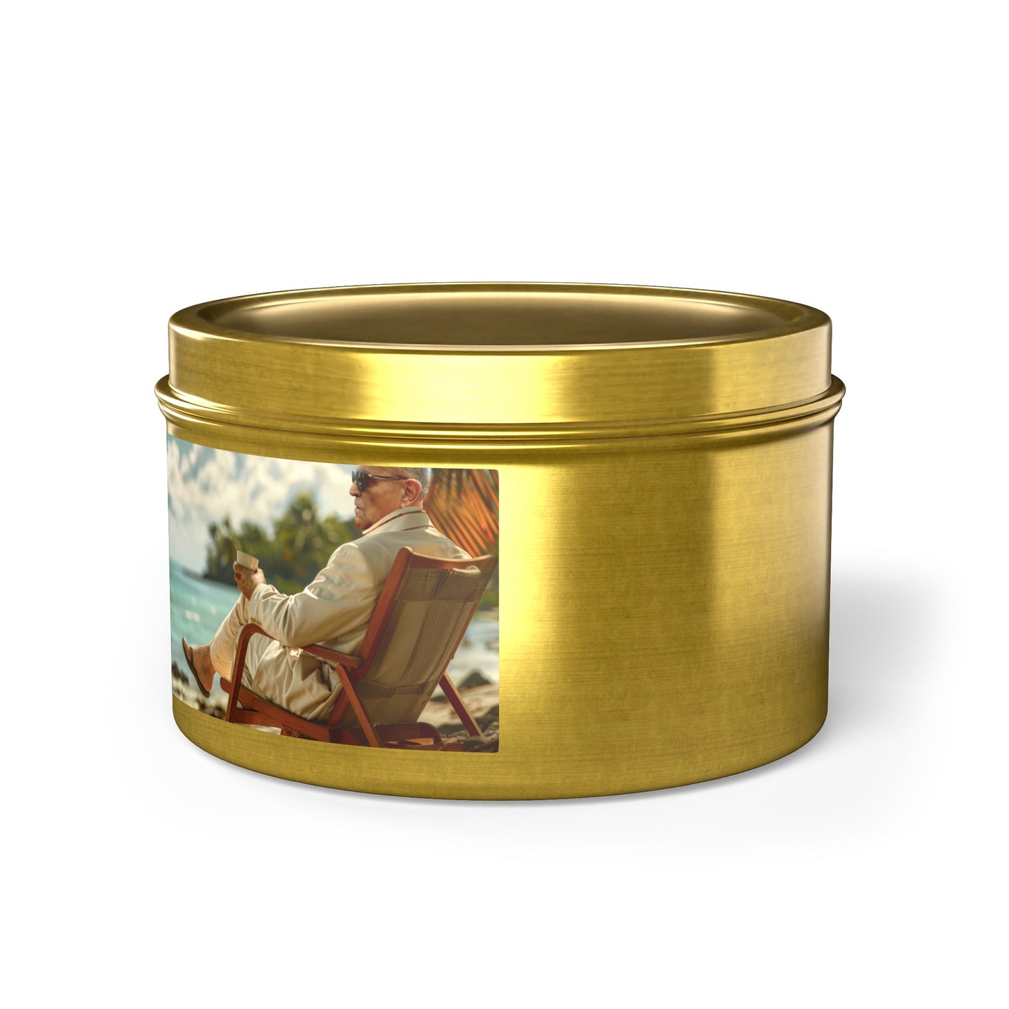 Rudy Coffee - CHILLING - coffee scented - Tin Candles