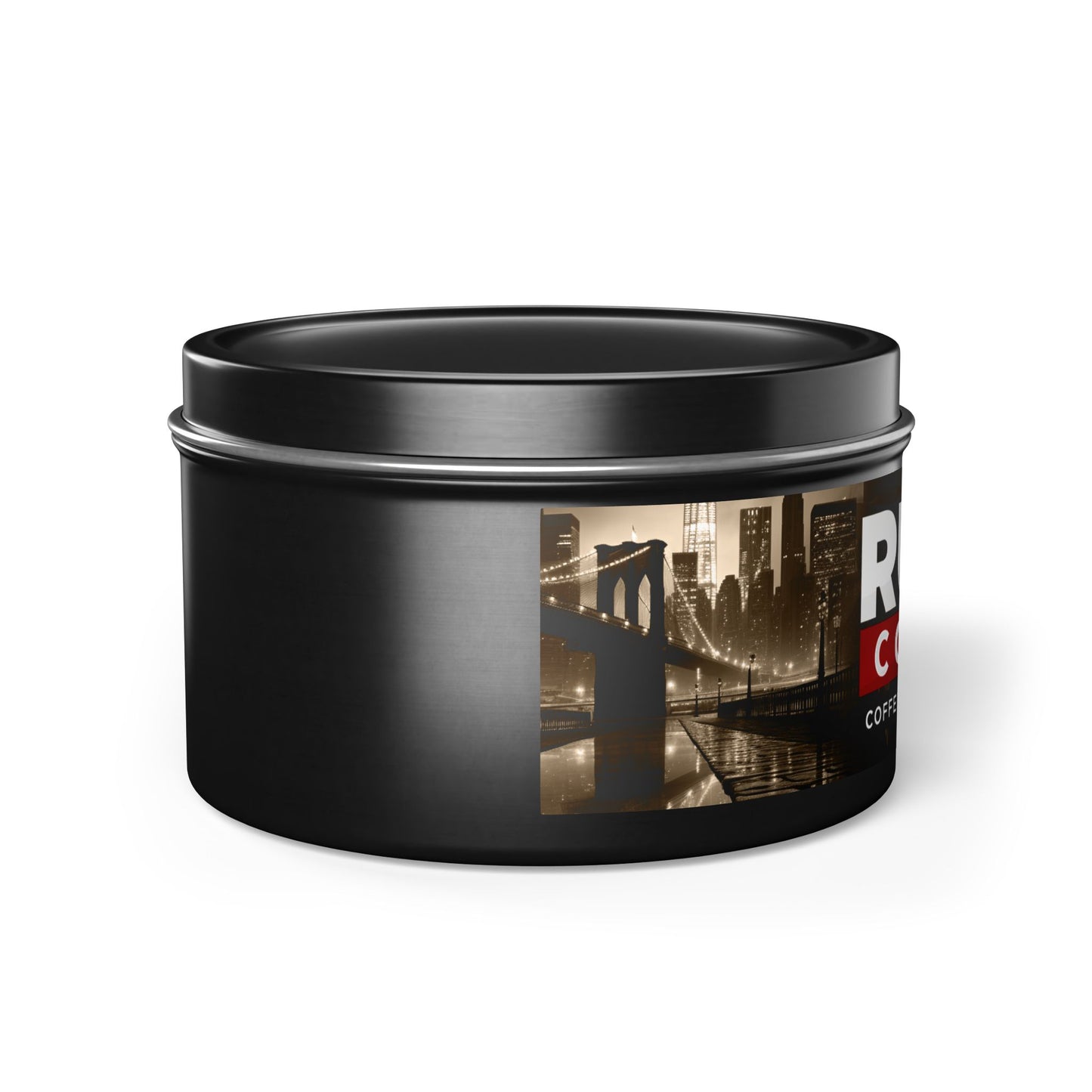 Rudy Coffee - JUSTICE - coffee scented - Tin Candles