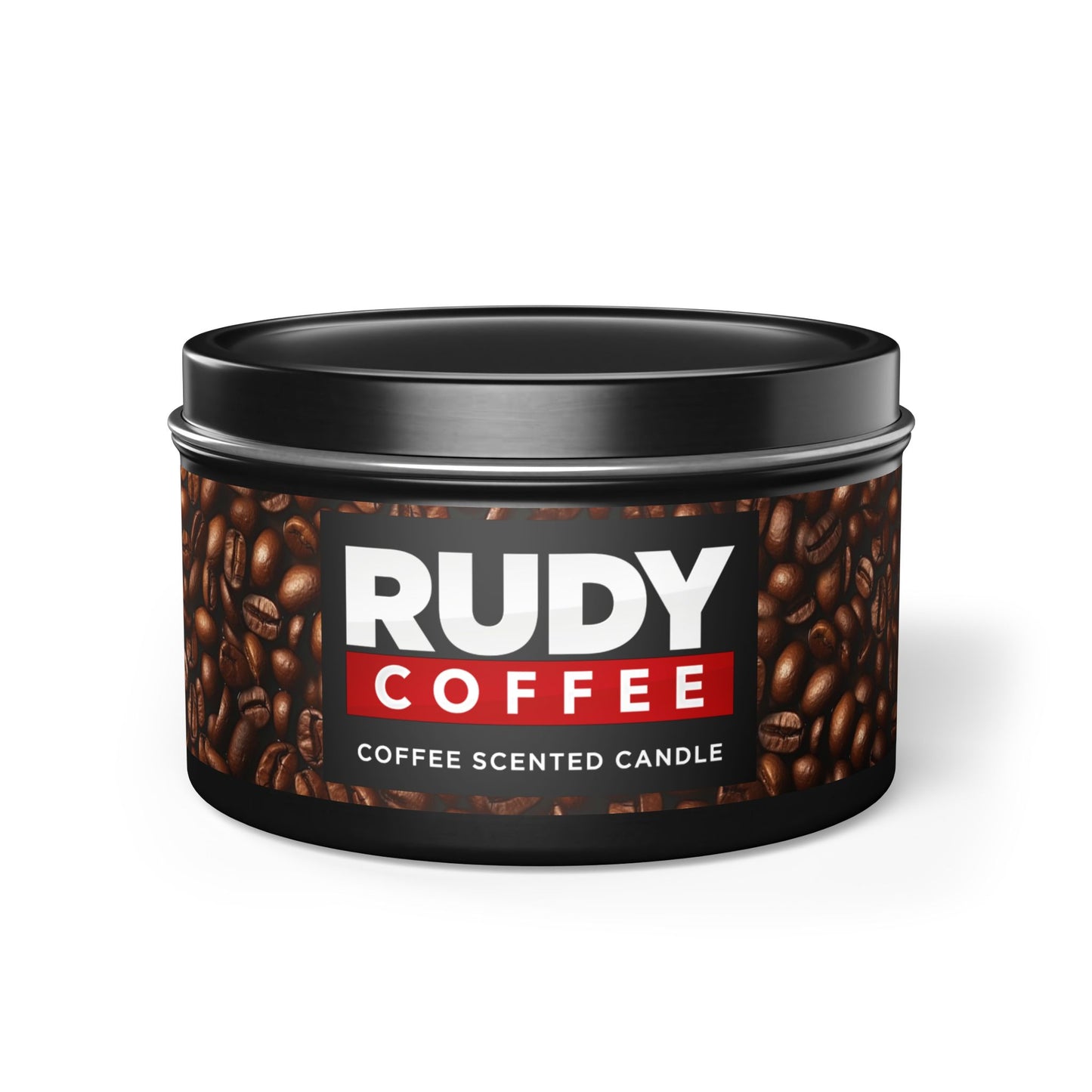 Rudy Coffee - coffee scented - Tin Candles