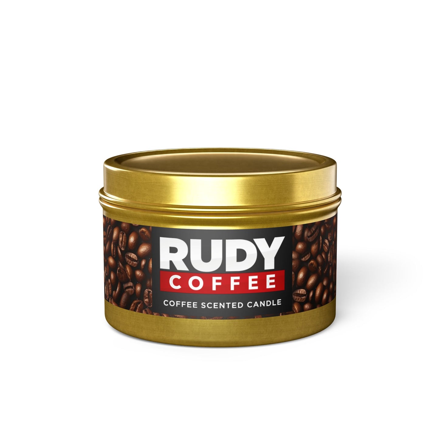 Rudy Coffee - coffee scented - Tin Candles