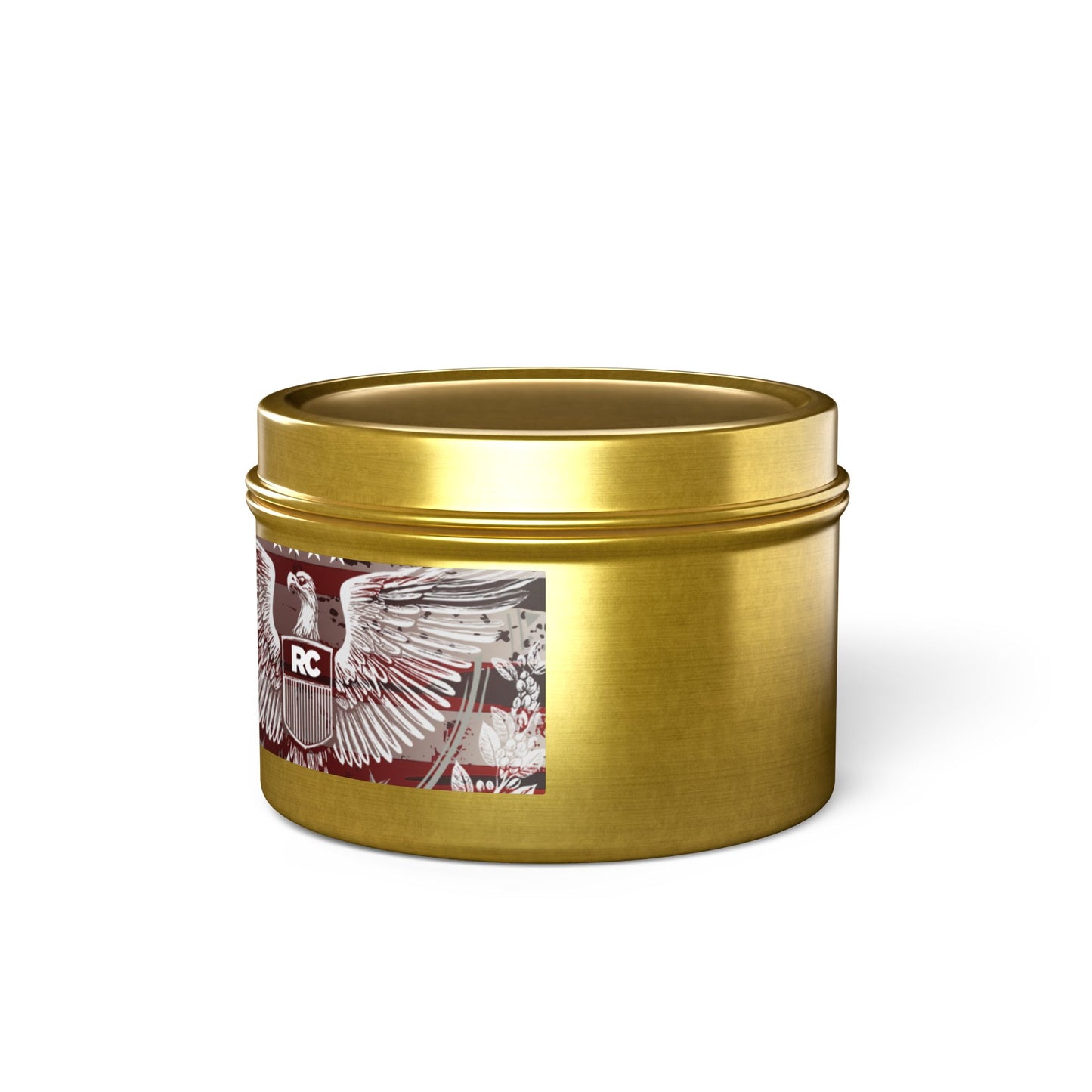 Rudy Coffee - Eagle Seal - coffee scented - Tin Candles
