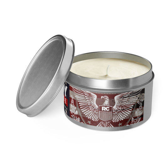 Rudy Coffee - Eagle Seal - coffee scented - Tin Candles