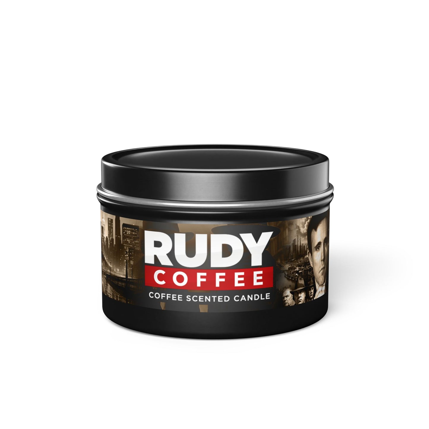 Rudy Coffee - JUSTICE - coffee scented - Tin Candles