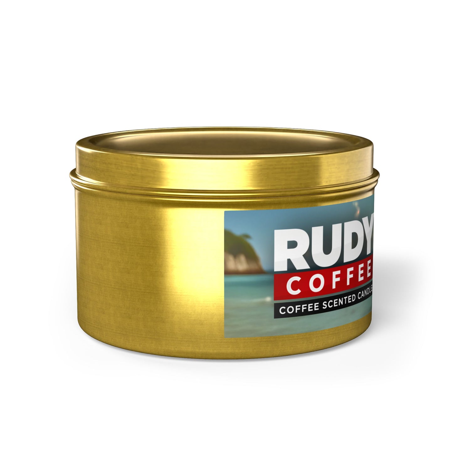 Rudy Coffee - CHILLING - coffee scented - Tin Candles