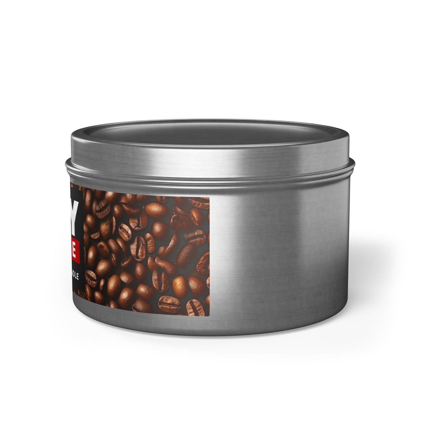Rudy Coffee - coffee scented - Tin Candles