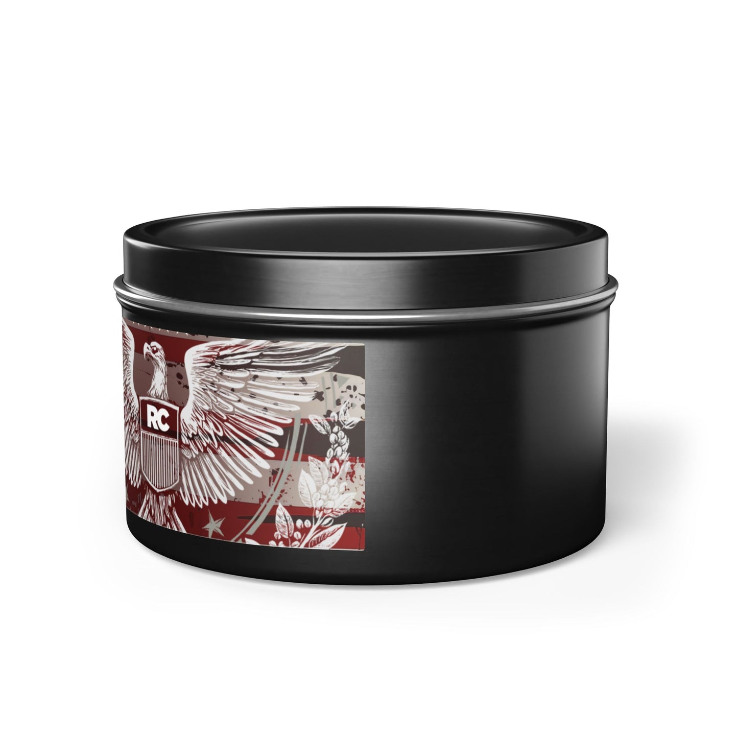 Rudy Coffee - Eagle Seal - coffee scented - Tin Candles