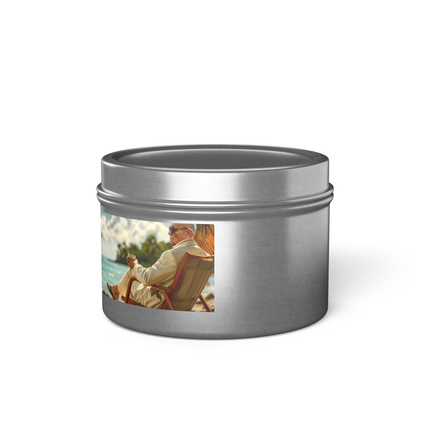 Rudy Coffee - CHILLING - coffee scented - Tin Candles