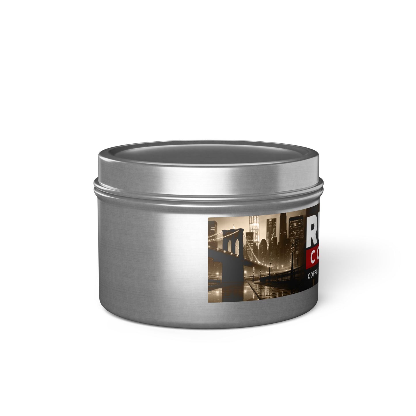 Rudy Coffee - JUSTICE - coffee scented - Tin Candles