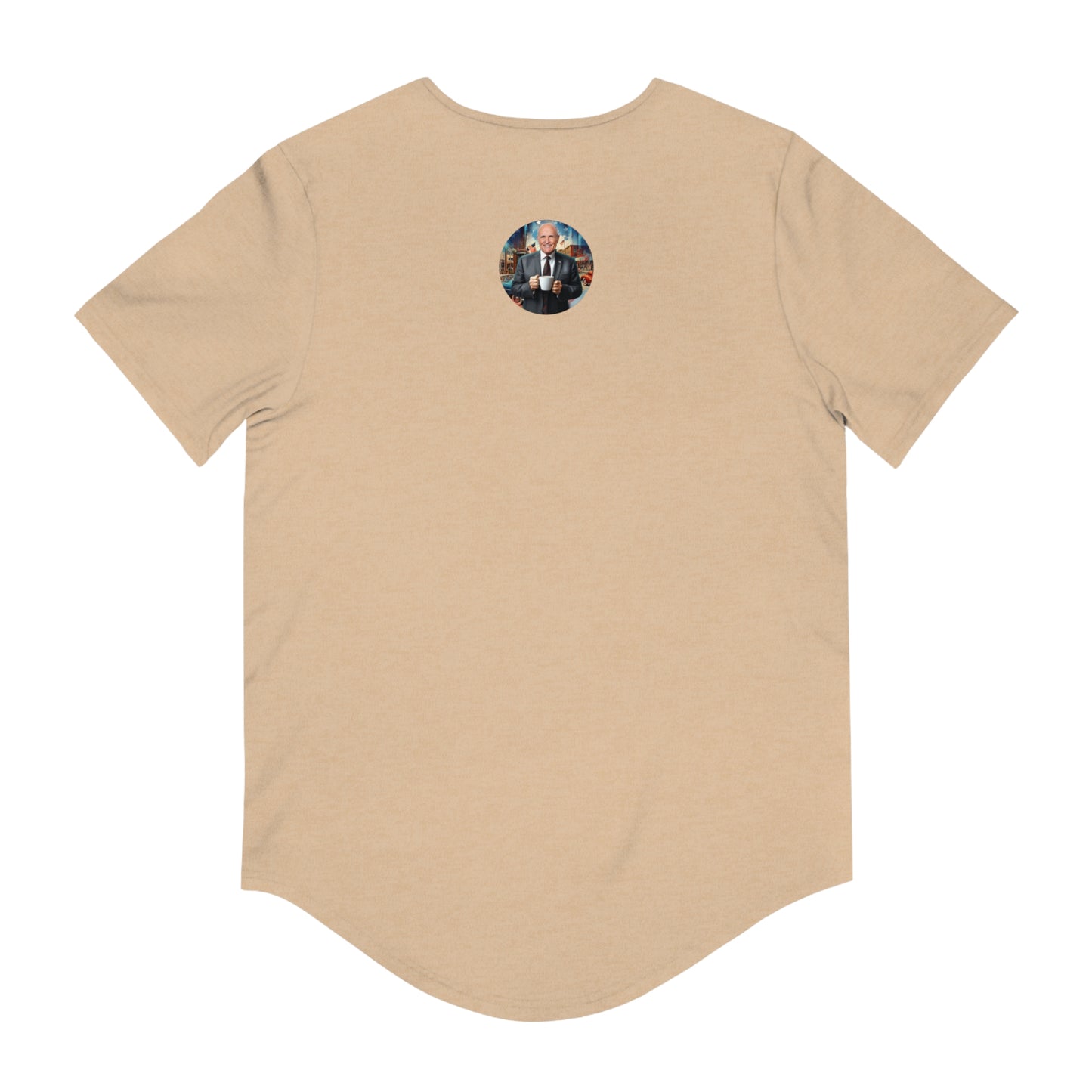 Rudy Coffee - America's Mayor - Curved hem T-shirt