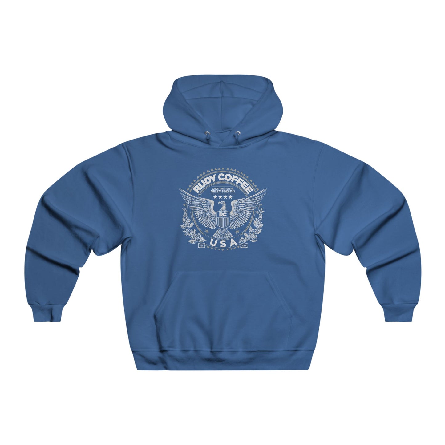 Rudy Coffee - Eagle seal - NUBLEND® Hooded Sweatshirt