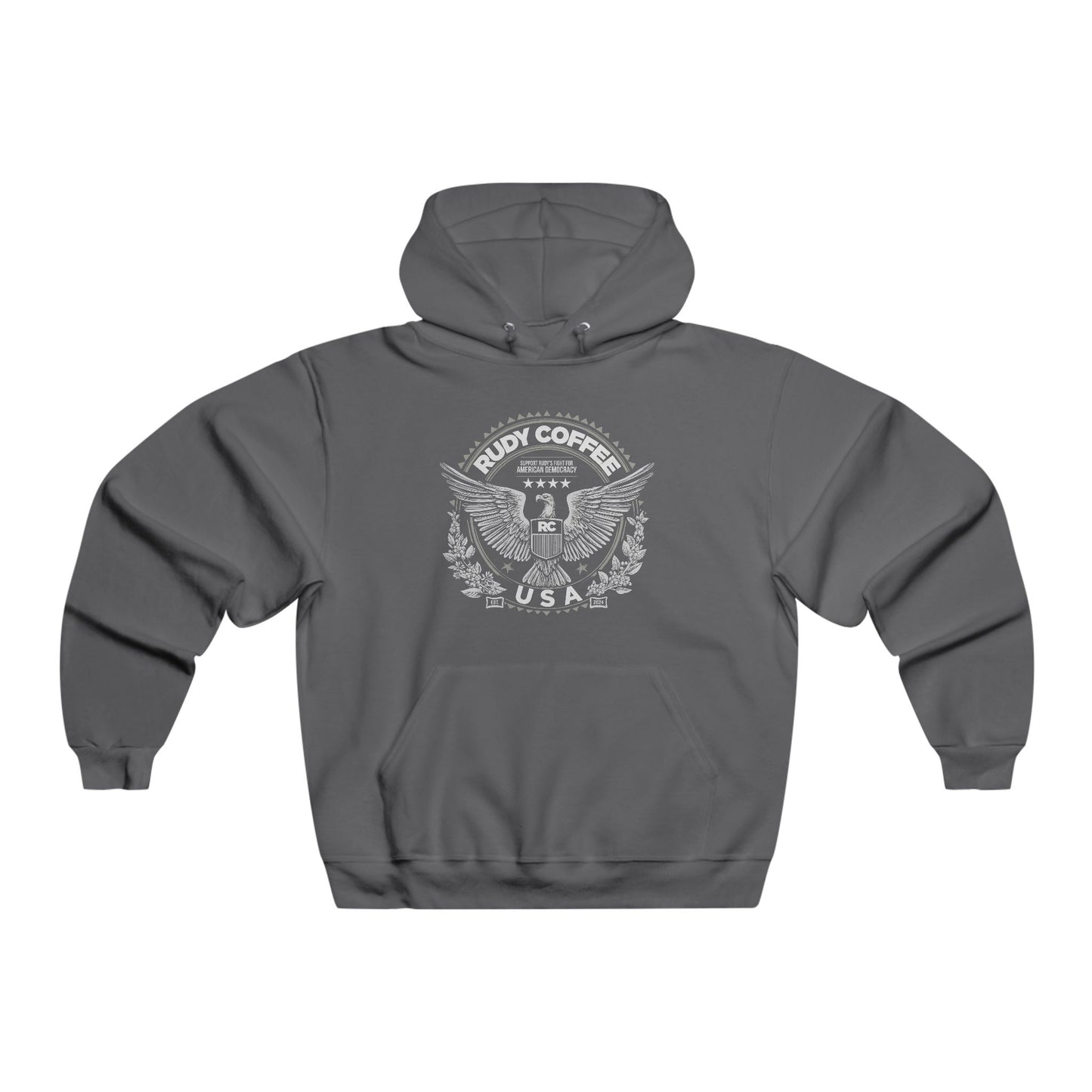 Rudy Coffee - Eagle seal - NUBLEND® Hooded Sweatshirt