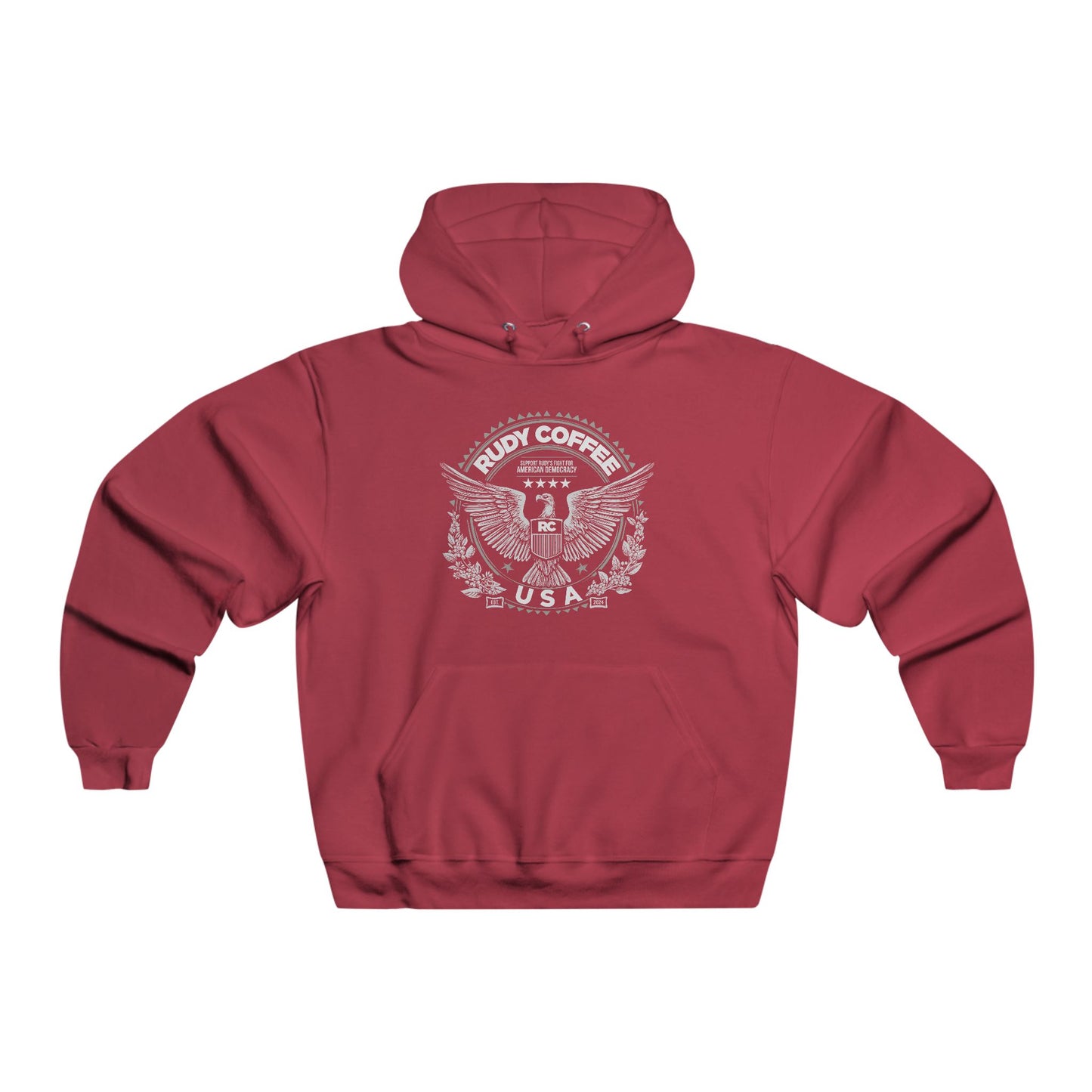 Rudy Coffee - Eagle seal - NUBLEND® Hooded Sweatshirt