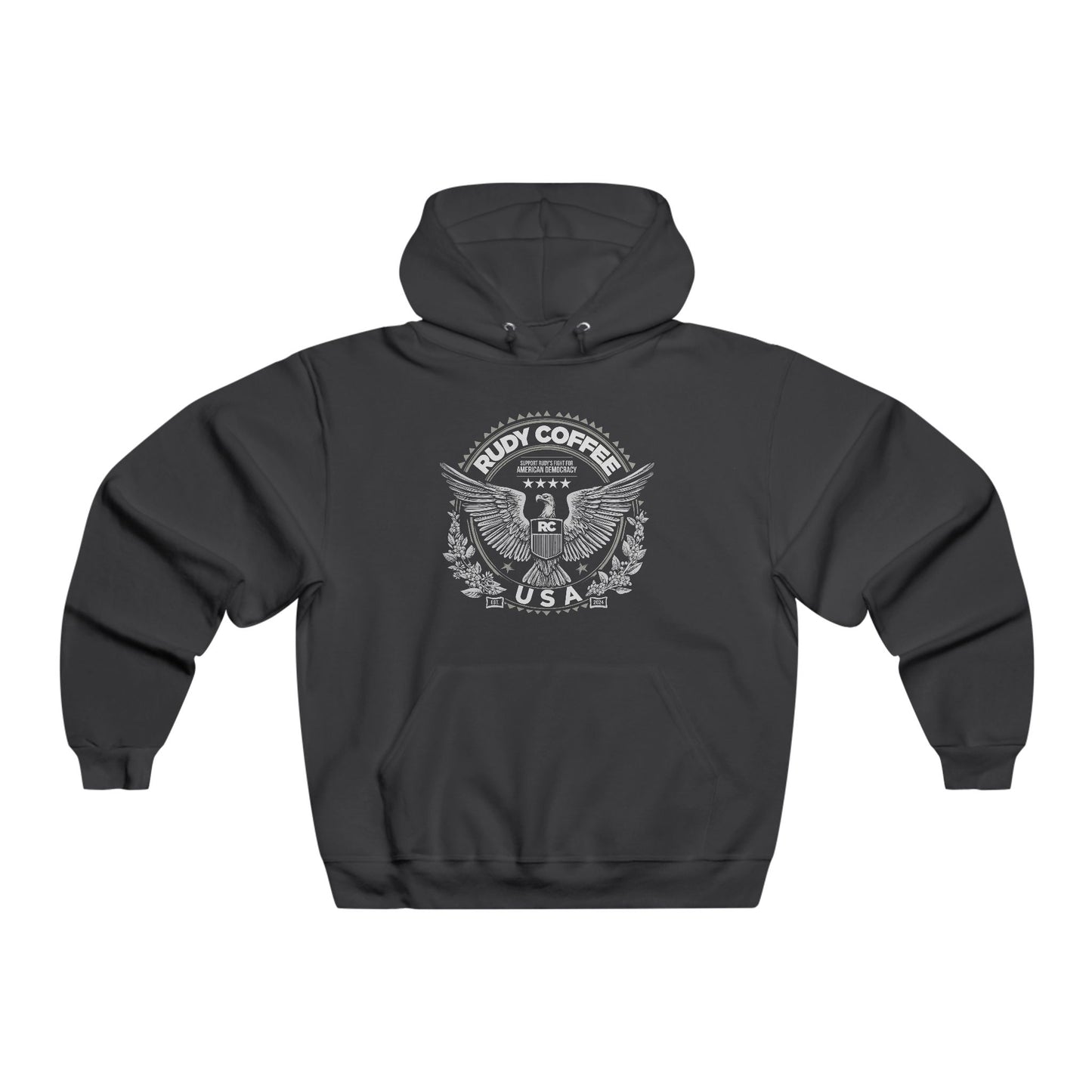 Rudy Coffee - Eagle seal - NUBLEND® Hooded Sweatshirt