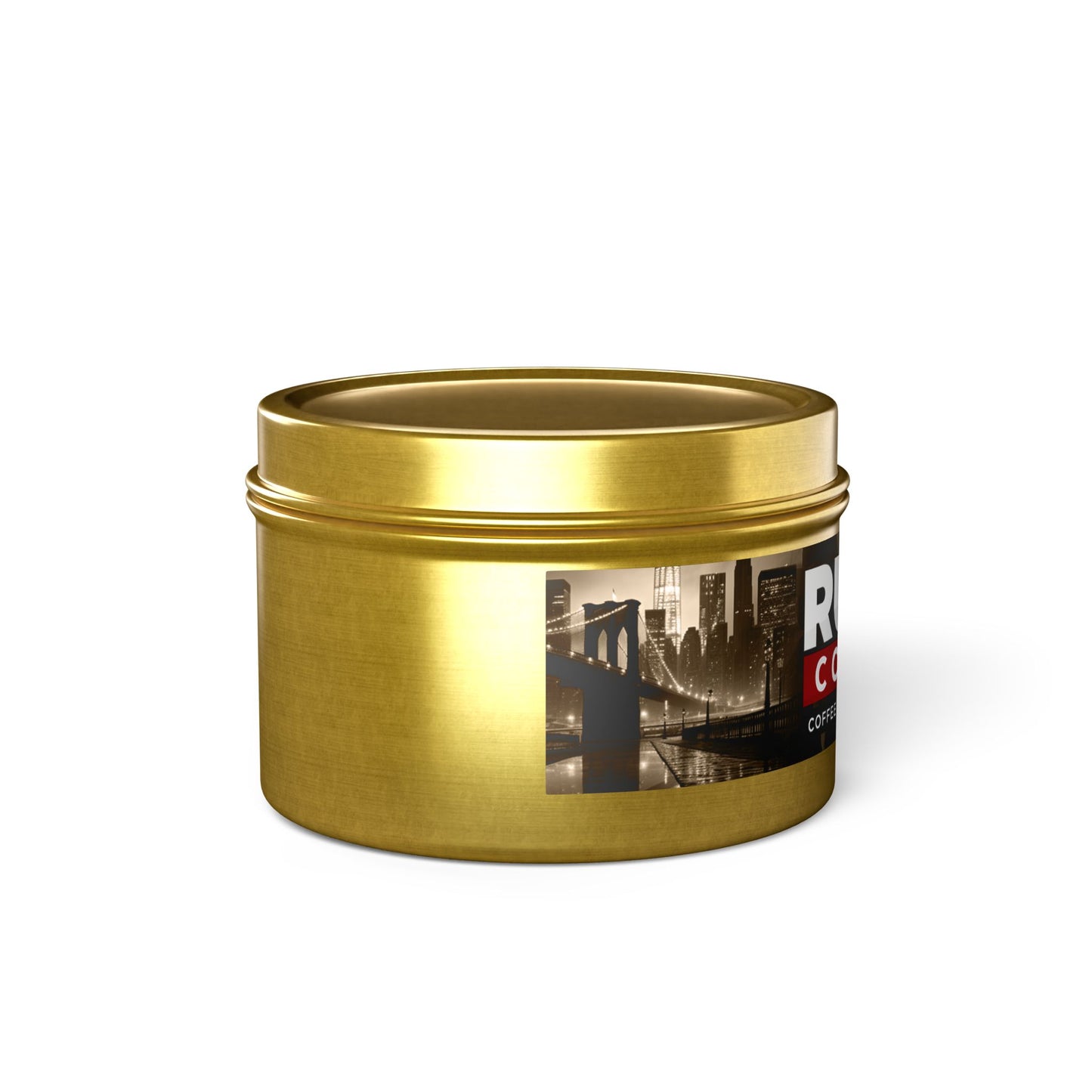 Rudy Coffee - JUSTICE - coffee scented - Tin Candles