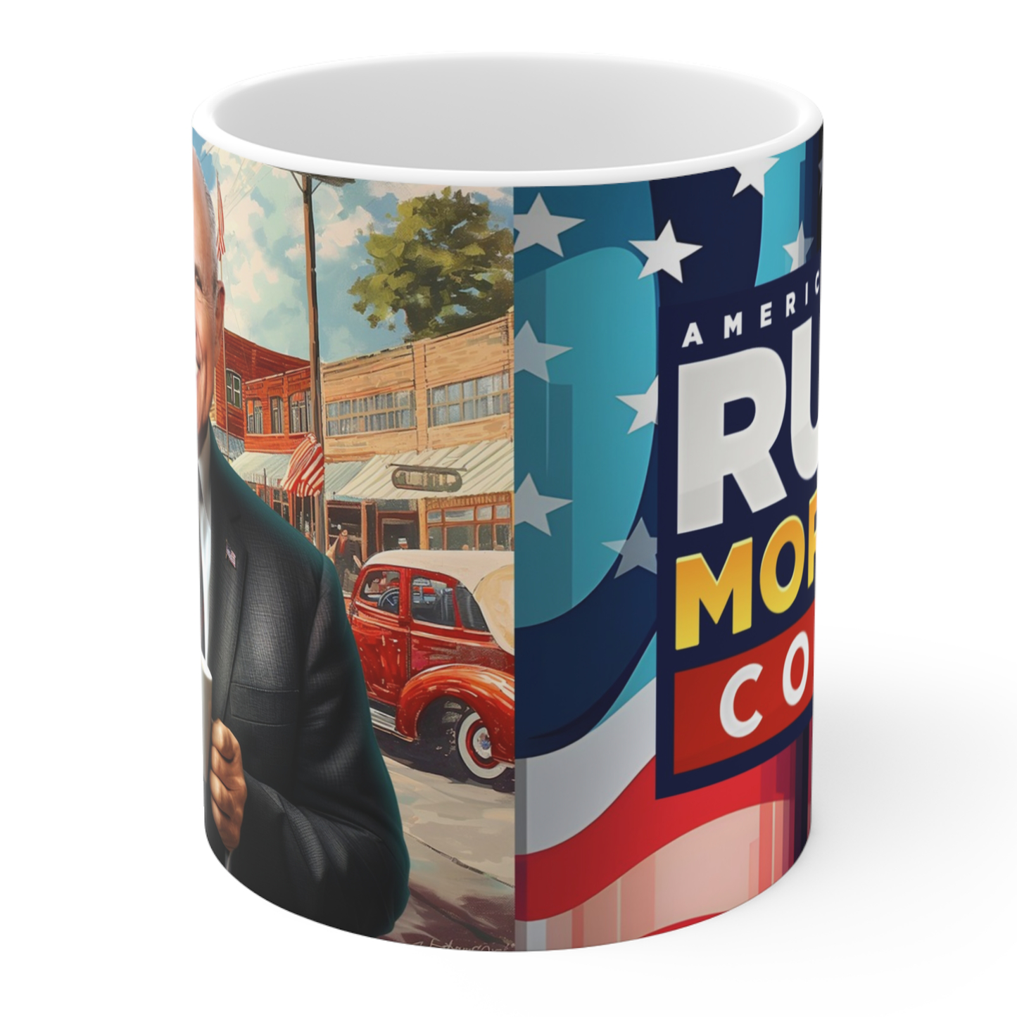 Morning coffee with Rudy mug