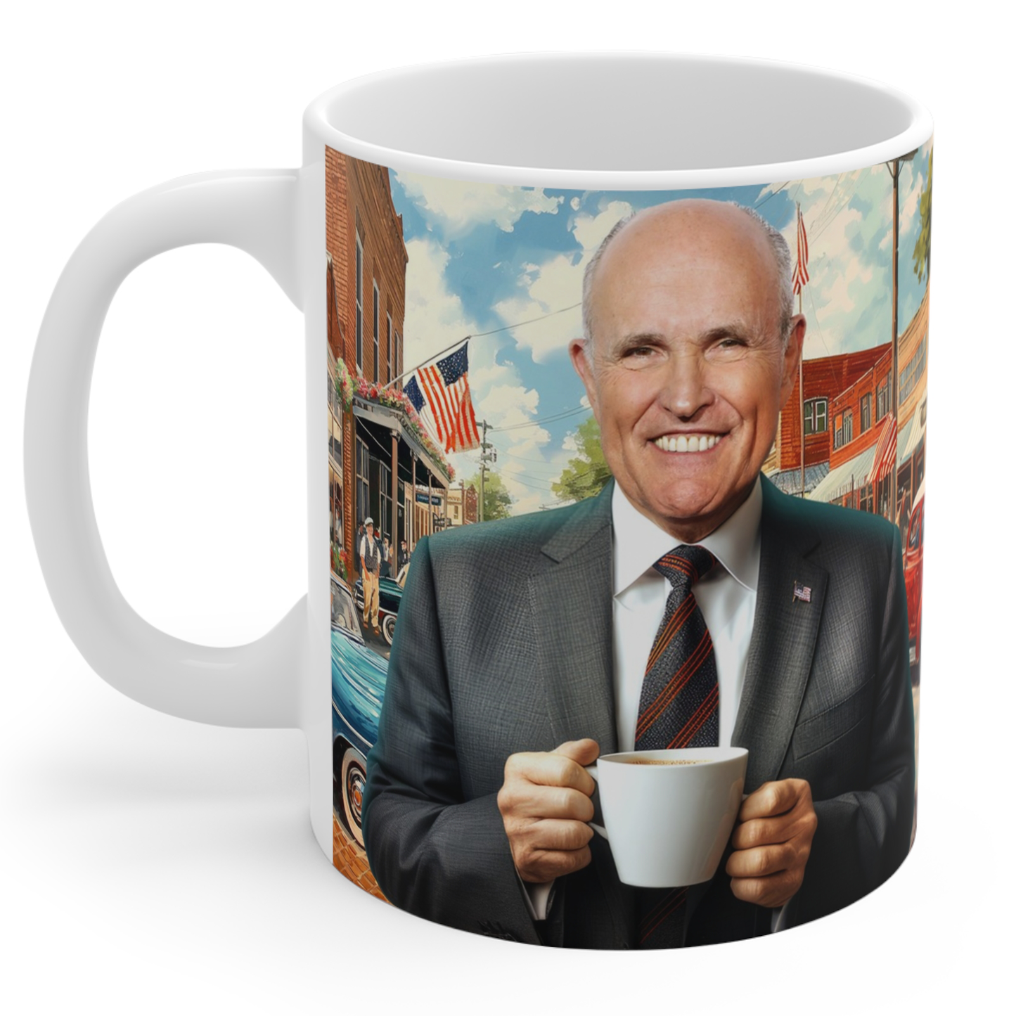Morning coffee with Rudy mug