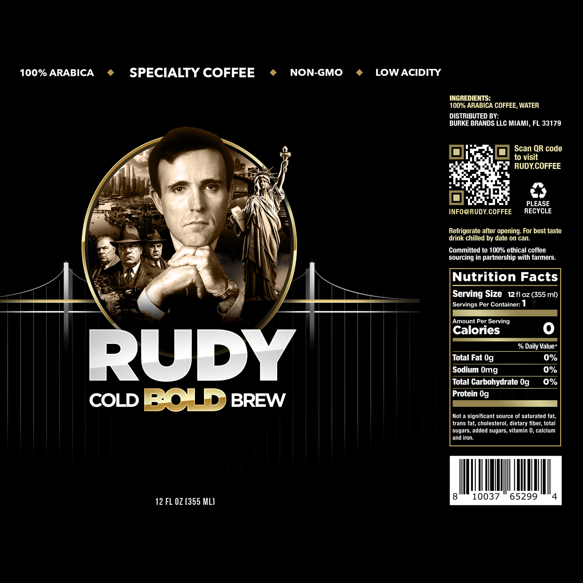 Rudy Coffee Bold Cold Brew